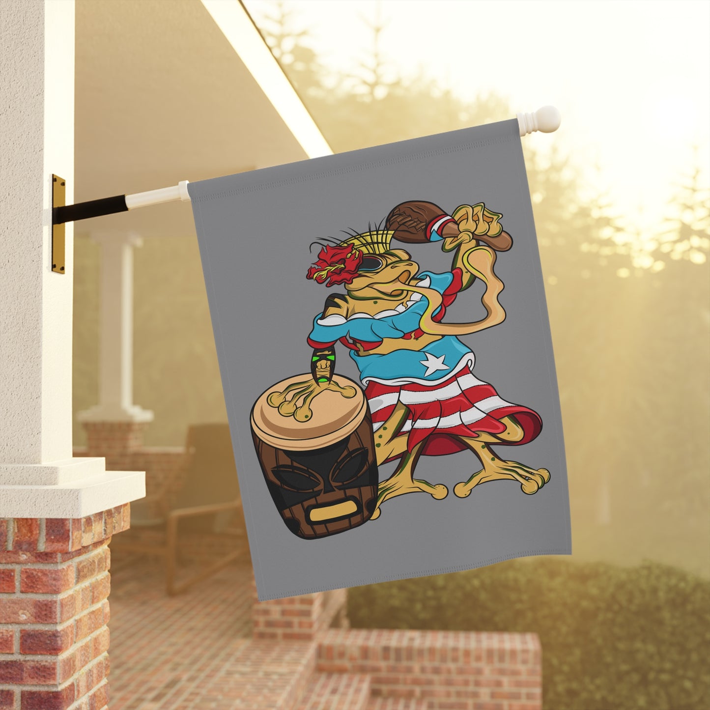 Garden Banner - Puerto Rican Isabela Coqui