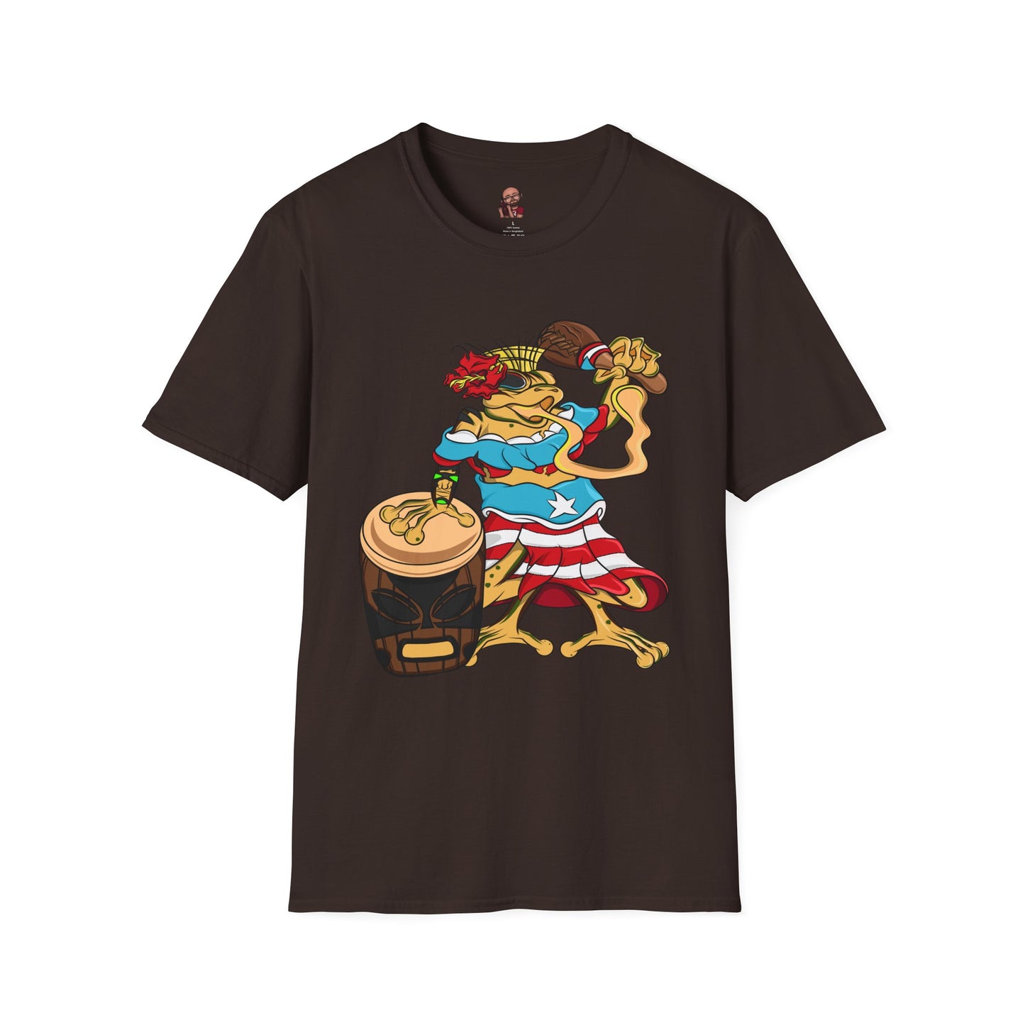 Unisex Graphic Tee Shirt - Puerto Rican Isabela Coqui