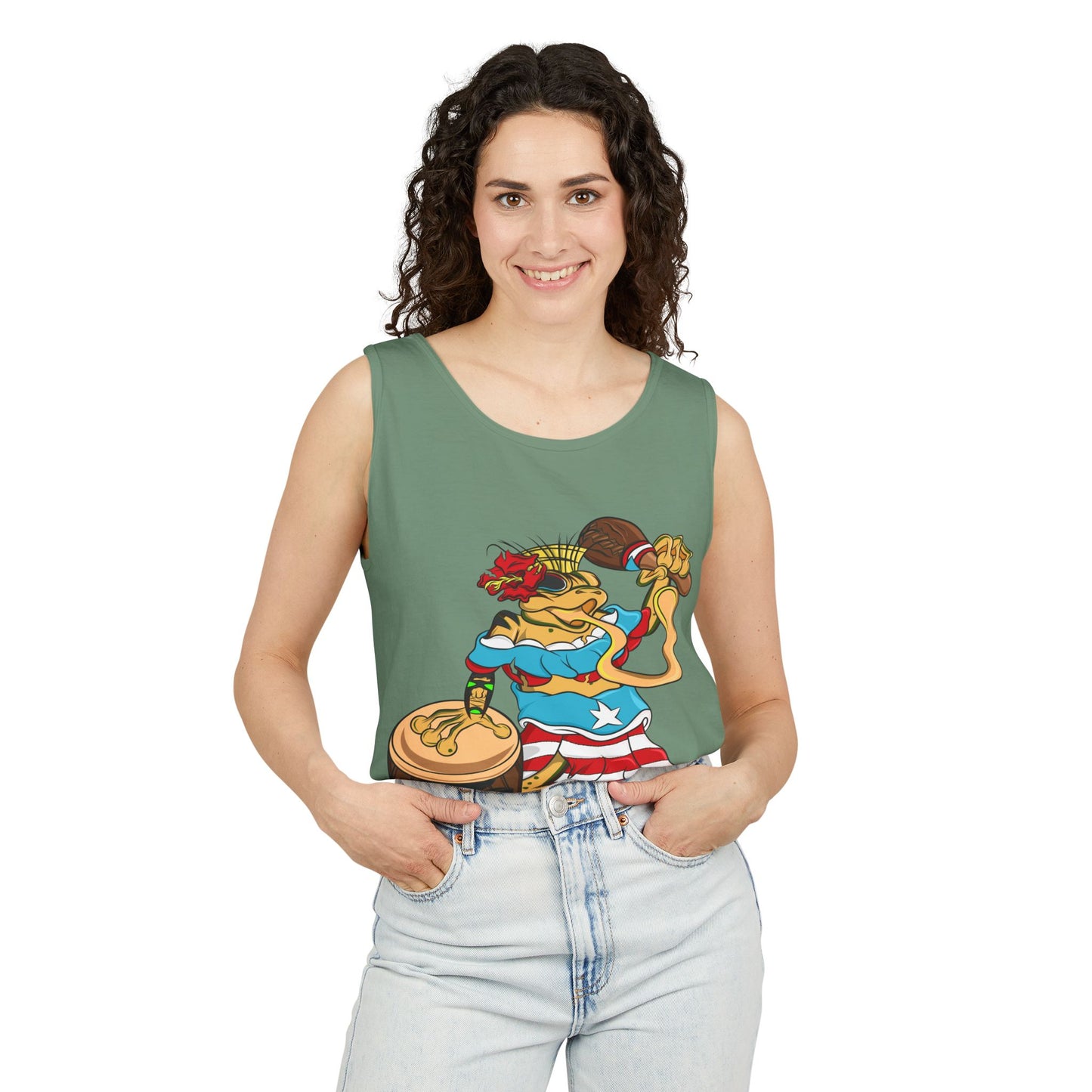 Tank Top - Puerto Rican Isabela Coqui Print