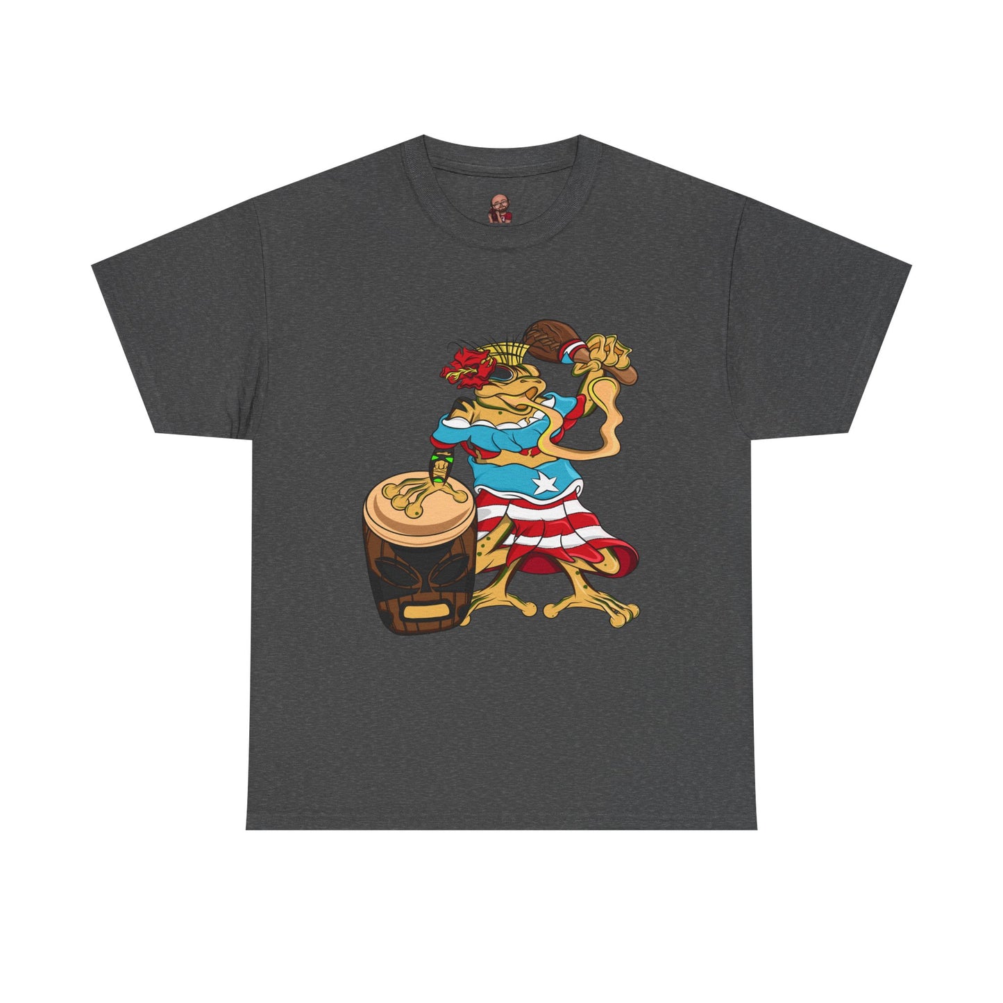 Unisex Heavy Cotton Tee - Puerto Rican Isabela Coqui