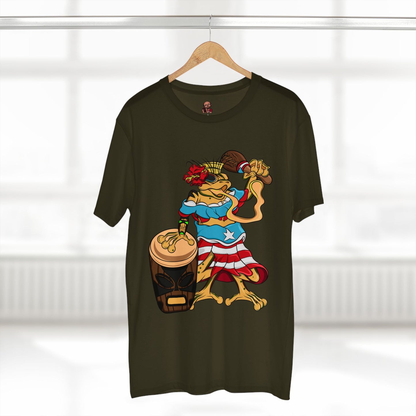 Mens Staple Tee Shirt - Puerto Rican Isabela Coqui