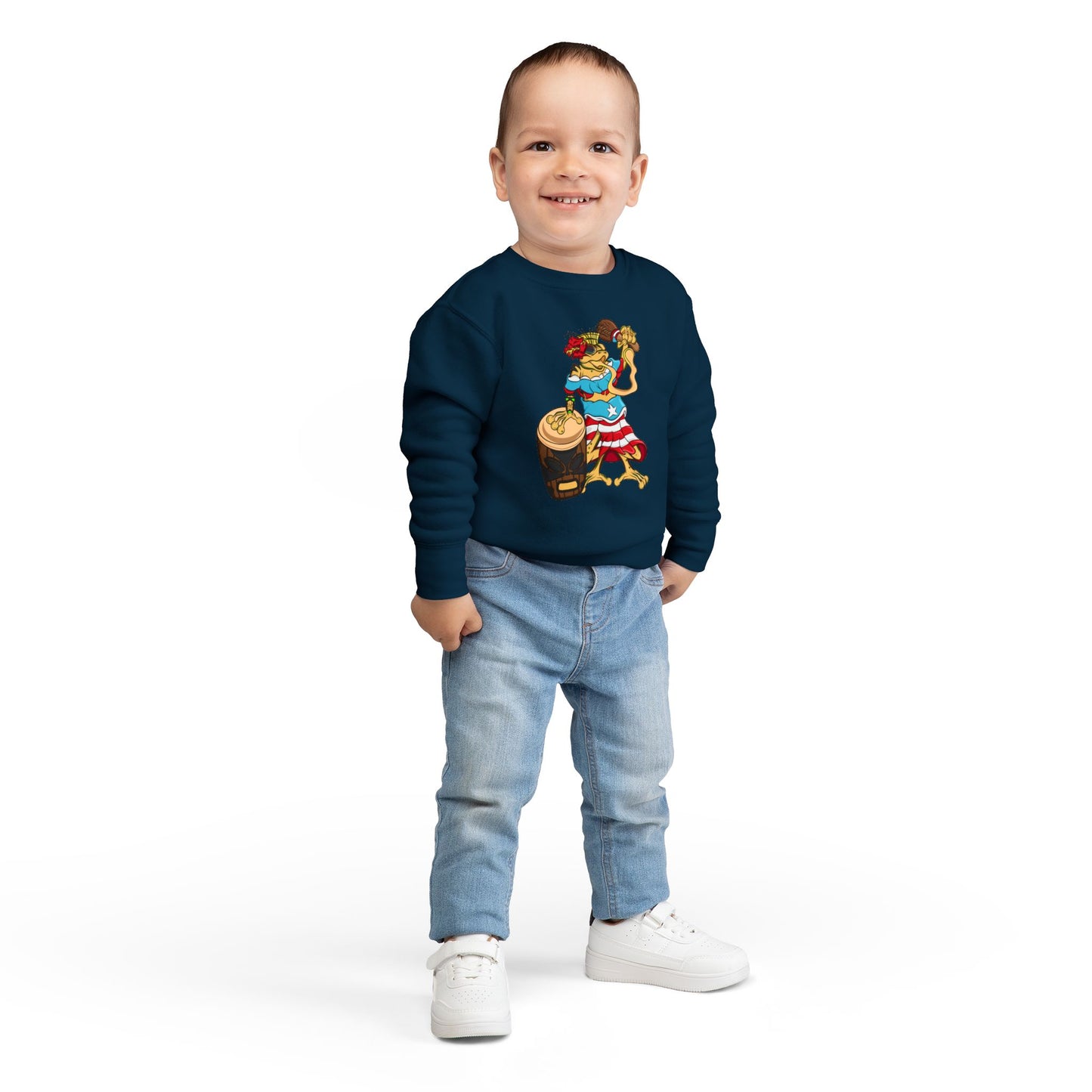 Toddler Sweatshirt - Puerto Rican Isabela Coqui Design
