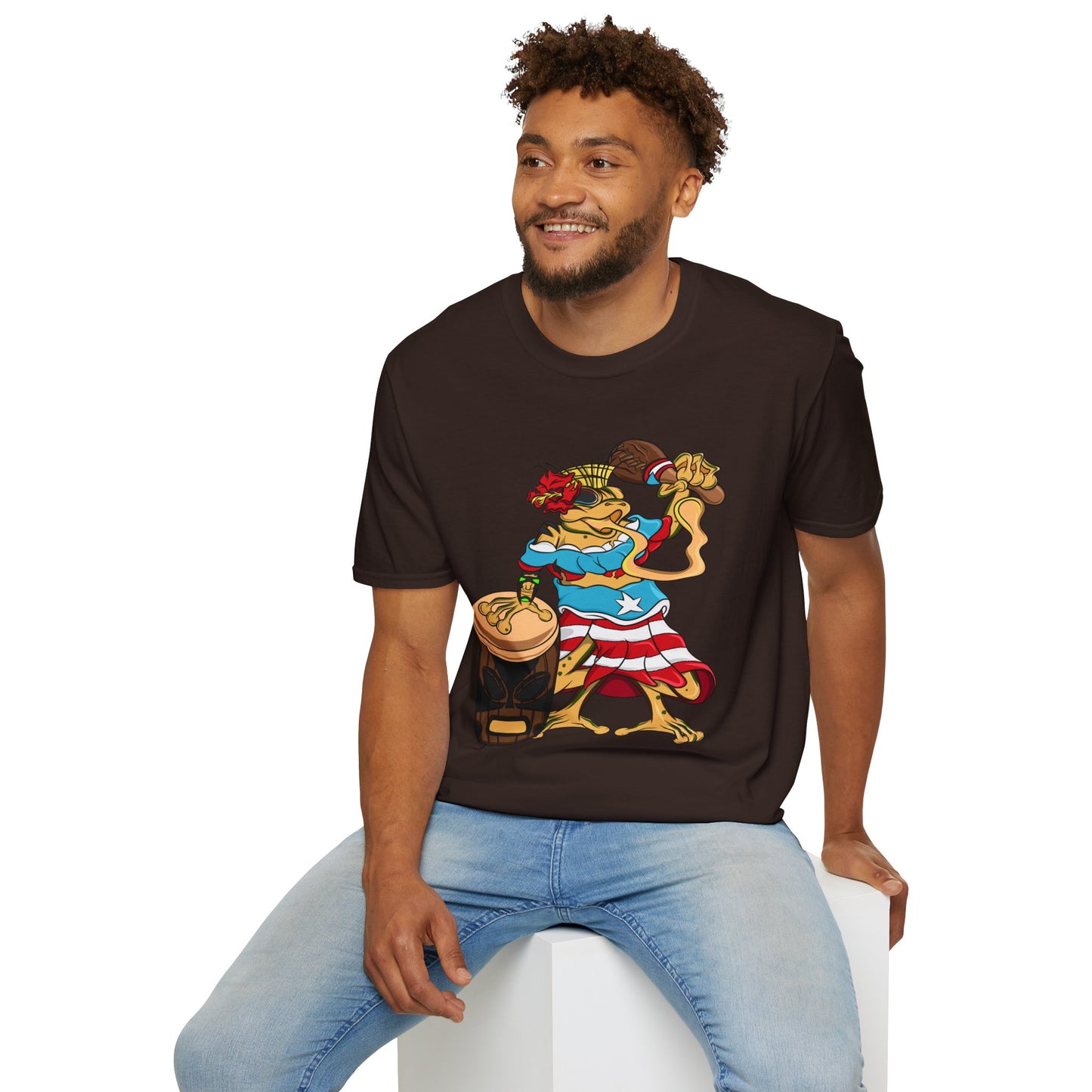 Unisex Graphic Tee Shirt - Puerto Rican Isabela Coqui