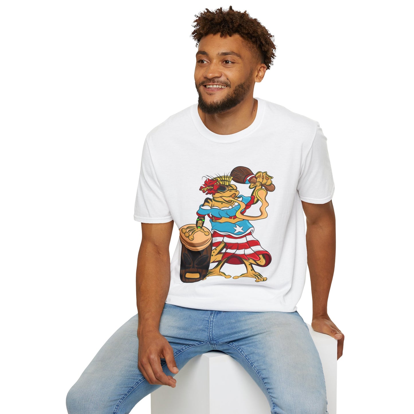 Unisex Graphic Tee Shirt - Puerto Rican Isabela Coqui