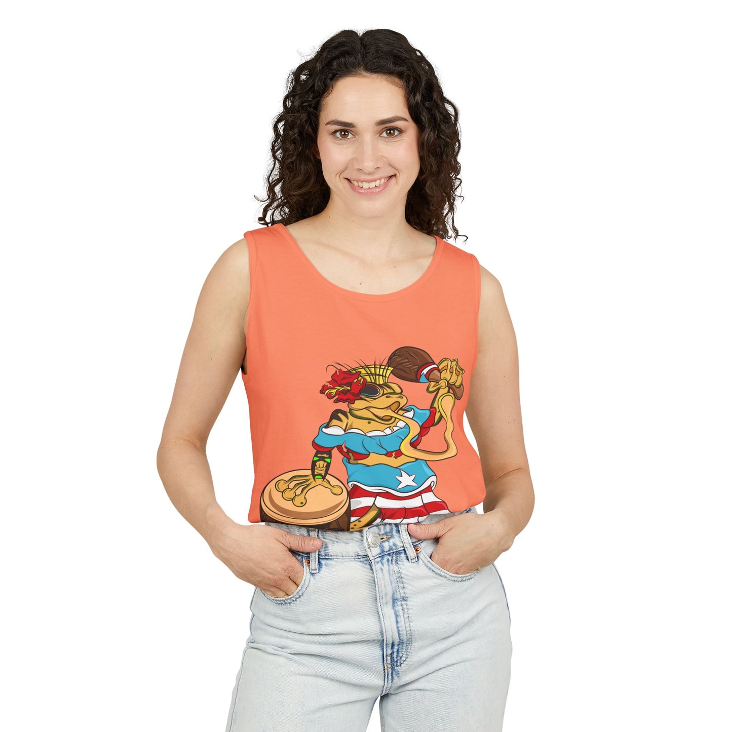 Tank Top - Puerto Rican Isabela Coqui Print