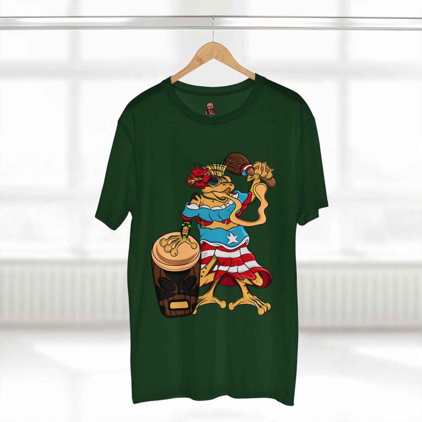 Mens Staple Tee Shirt - Puerto Rican Isabela Coqui