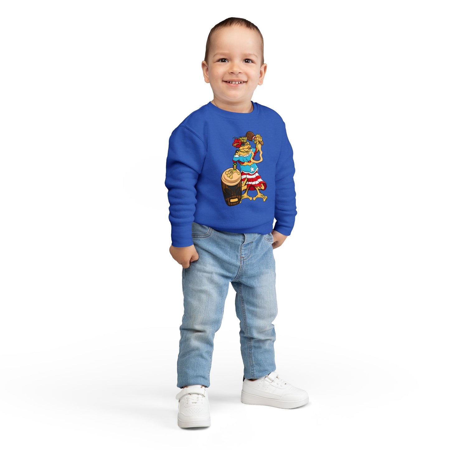 Toddler Sweatshirt - Puerto Rican Isabela Coqui Design