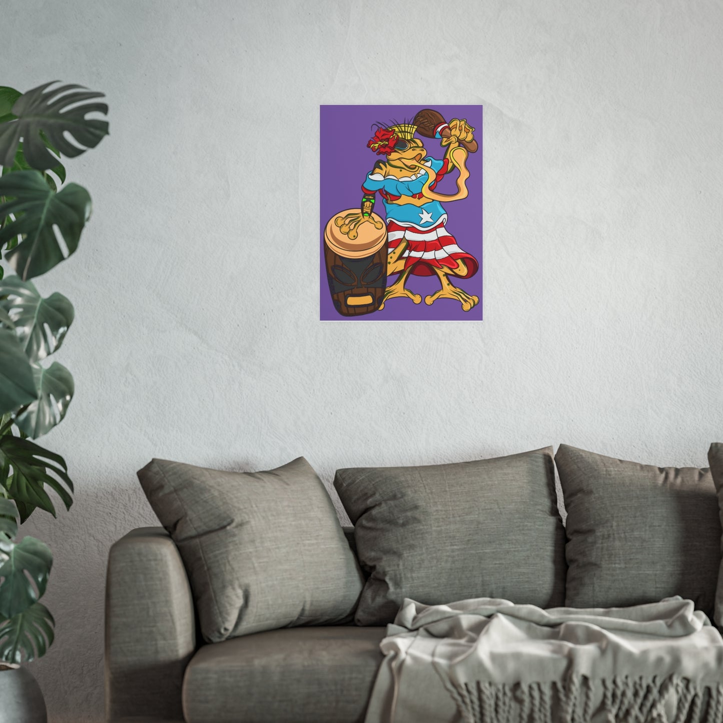 Satin or Matte Poster - Puerto Rican Isabela Coqui