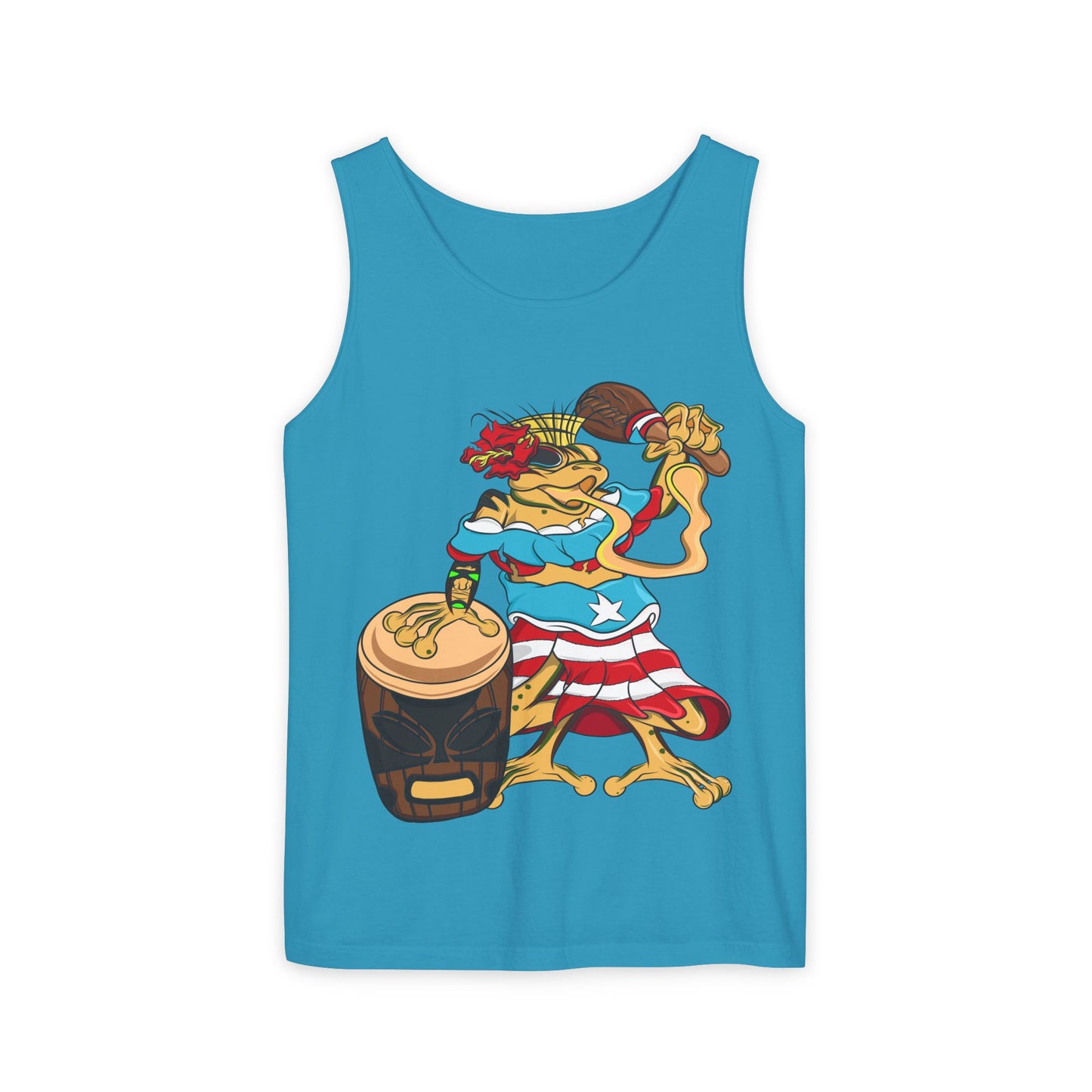 Tank Top - Puerto Rican Isabela Coqui Print