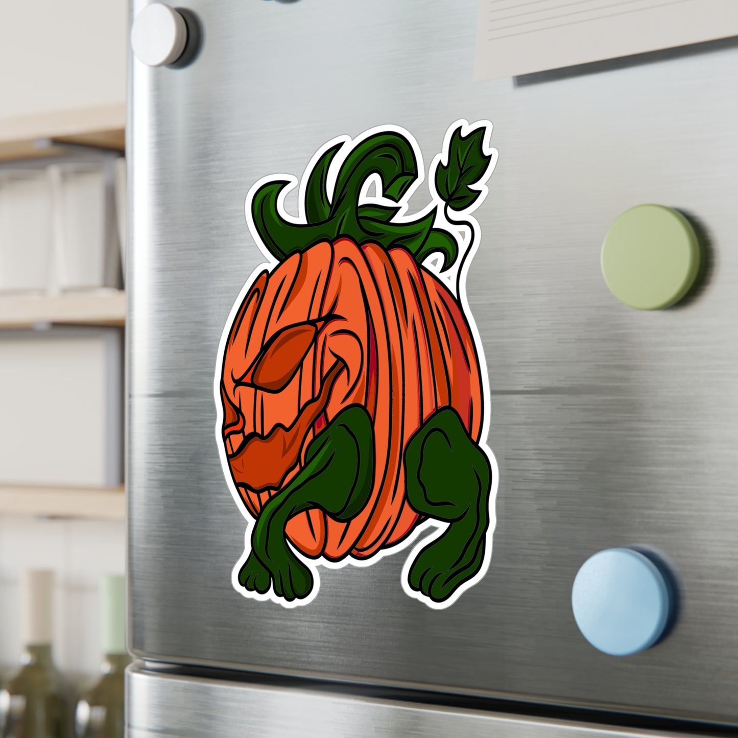 Halloween Pumpkin Hog Kiss-Cut Vinyl Decals