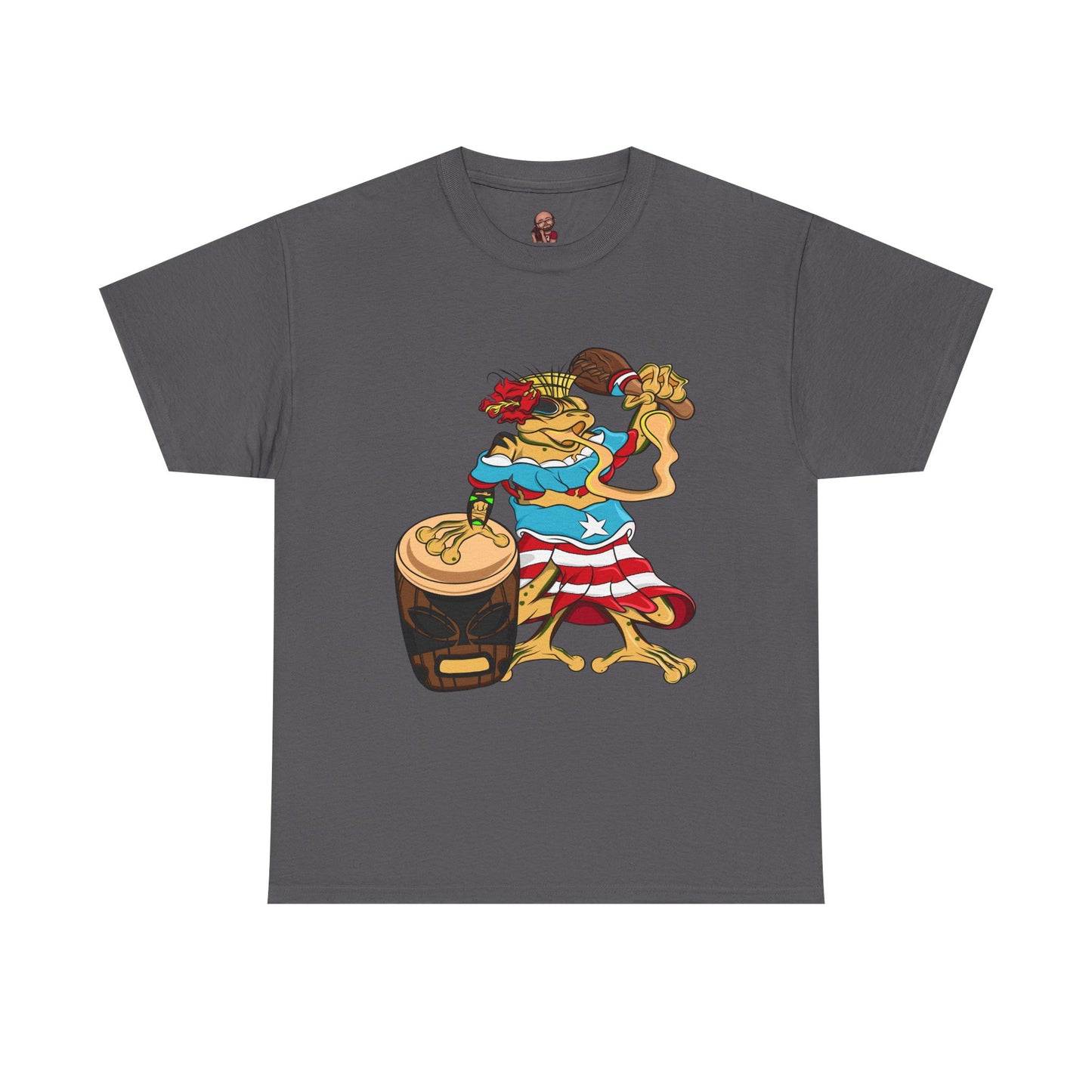 Unisex Heavy Cotton Tee - Puerto Rican Isabela Coqui
