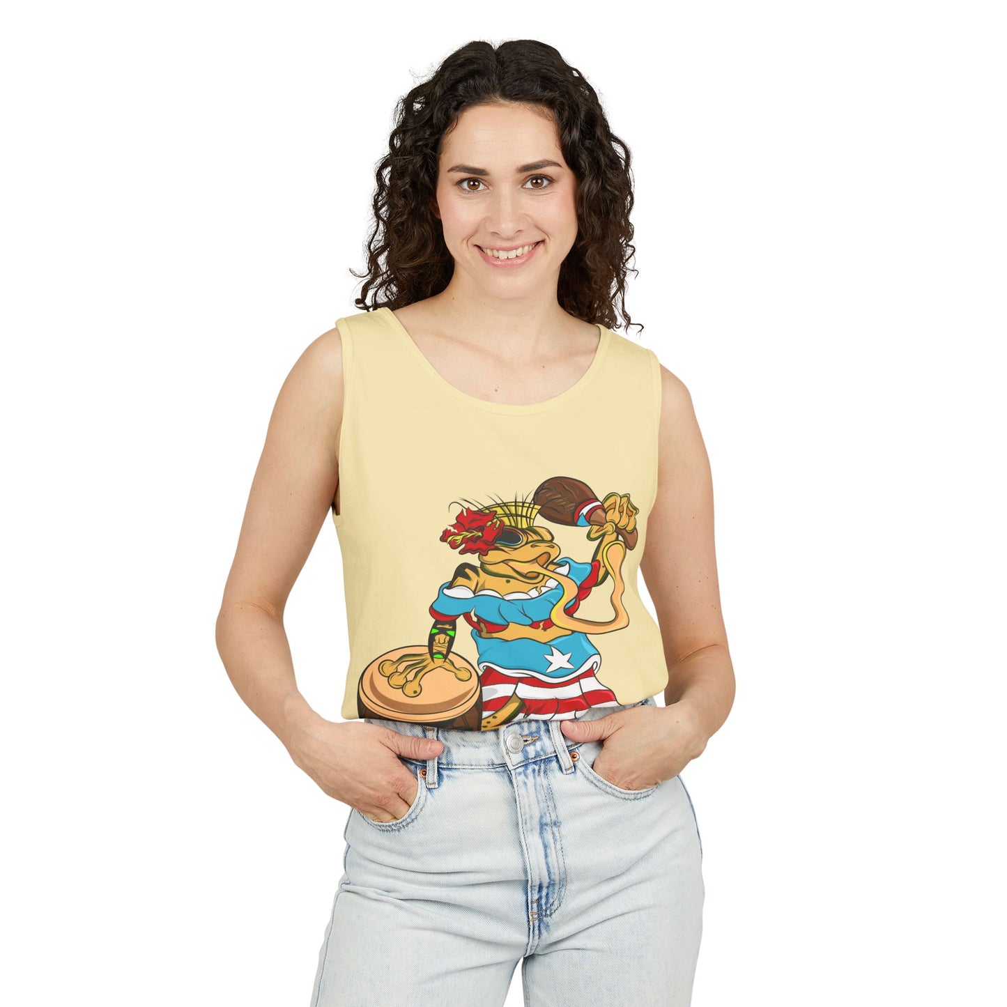 Tank Top - Puerto Rican Isabela Coqui Print