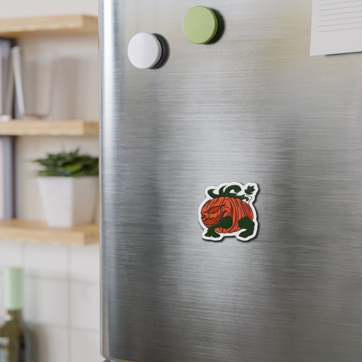 Die-Cut Magnets - Halloween Pumpkin Hog