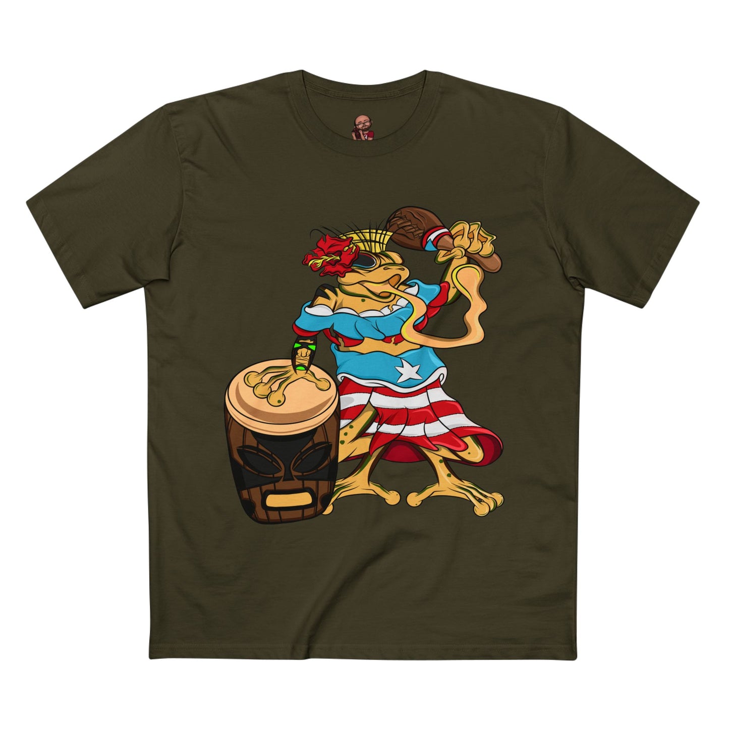 Mens Staple Tee Shirt - Puerto Rican Isabela Coqui