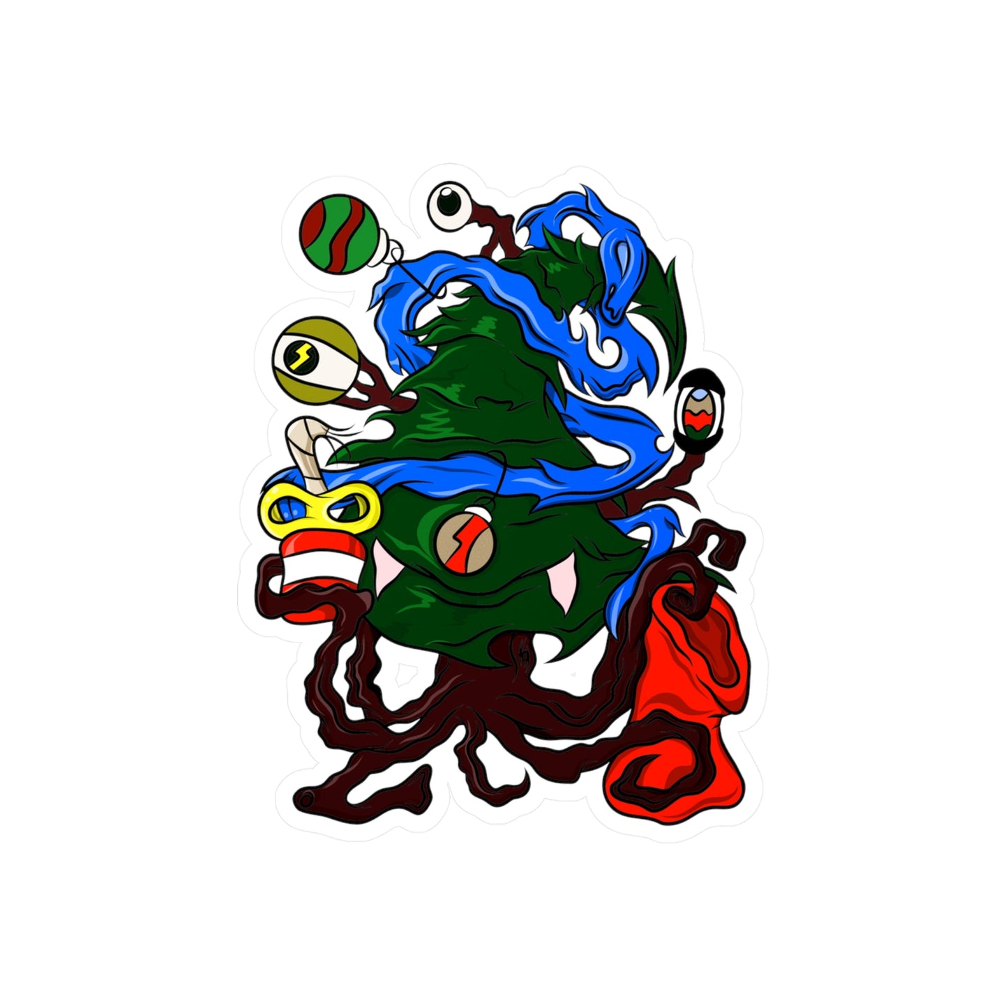 Vinyl Decals - Christmas Tree Treant Decals