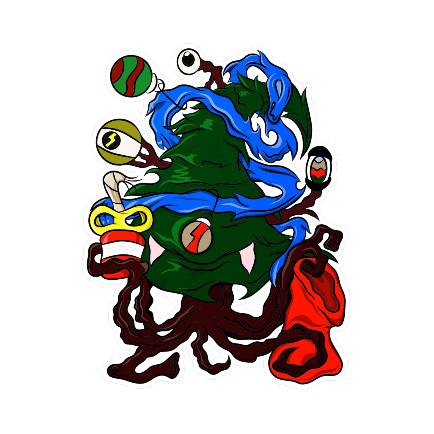 Vinyl Decals - Christmas Tree Treant Decals