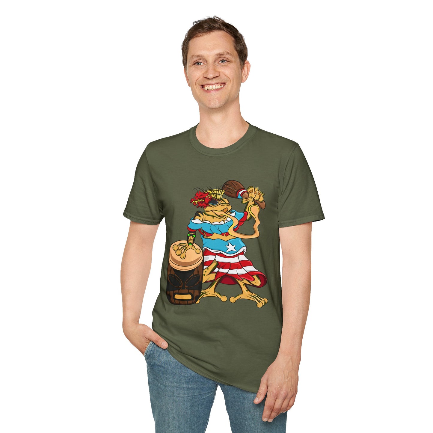 Unisex Graphic Tee Shirt - Puerto Rican Isabela Coqui