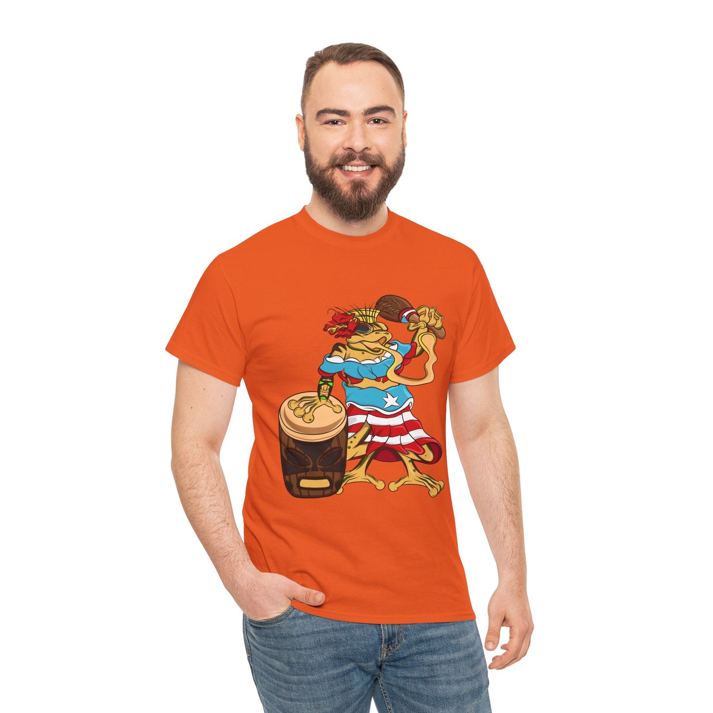 Unisex Heavy Cotton Tee - Puerto Rican Isabela Coqui