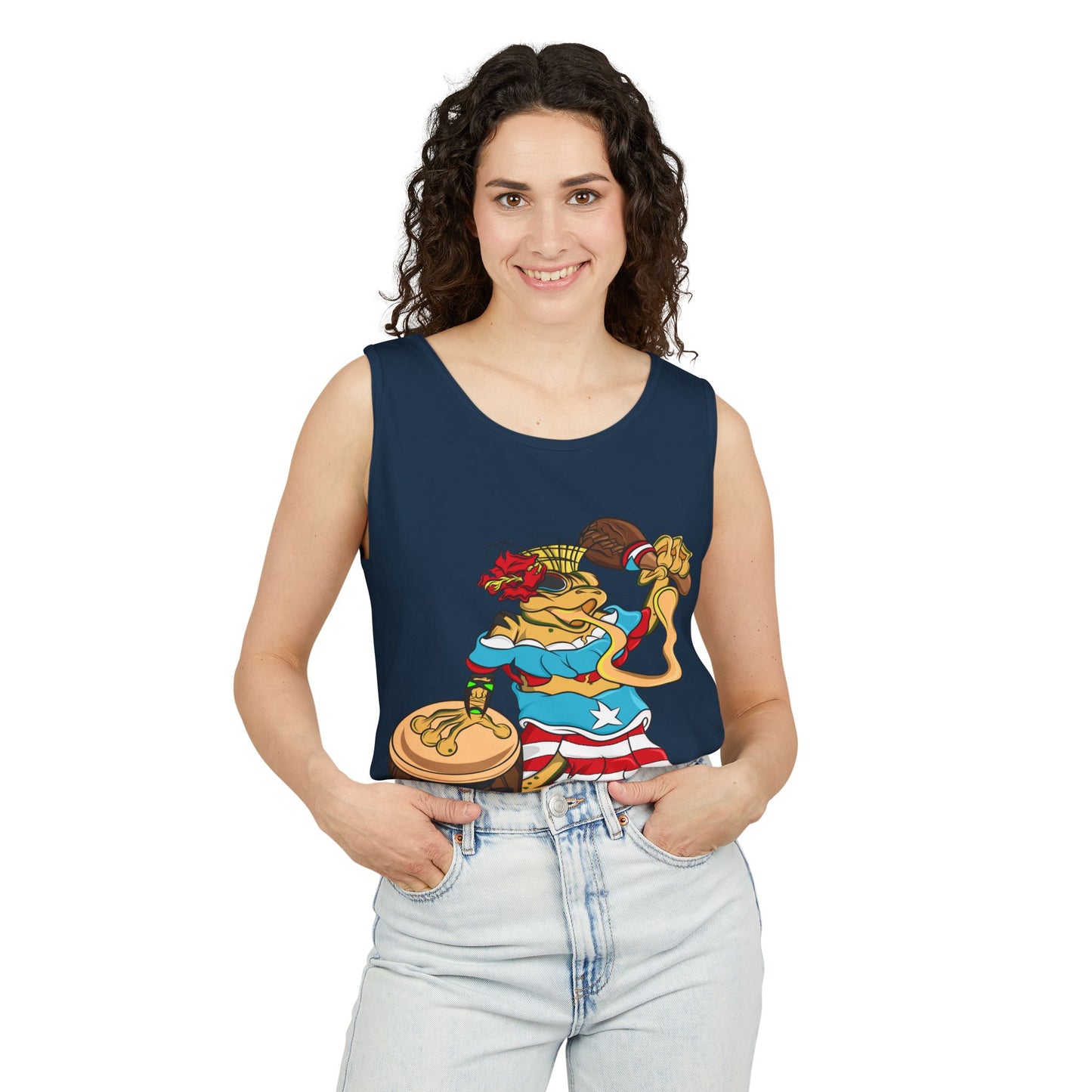 Tank Top - Puerto Rican Isabela Coqui Print