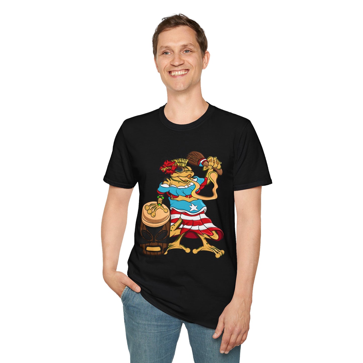 Unisex Graphic Tee Shirt - Puerto Rican Isabela Coqui