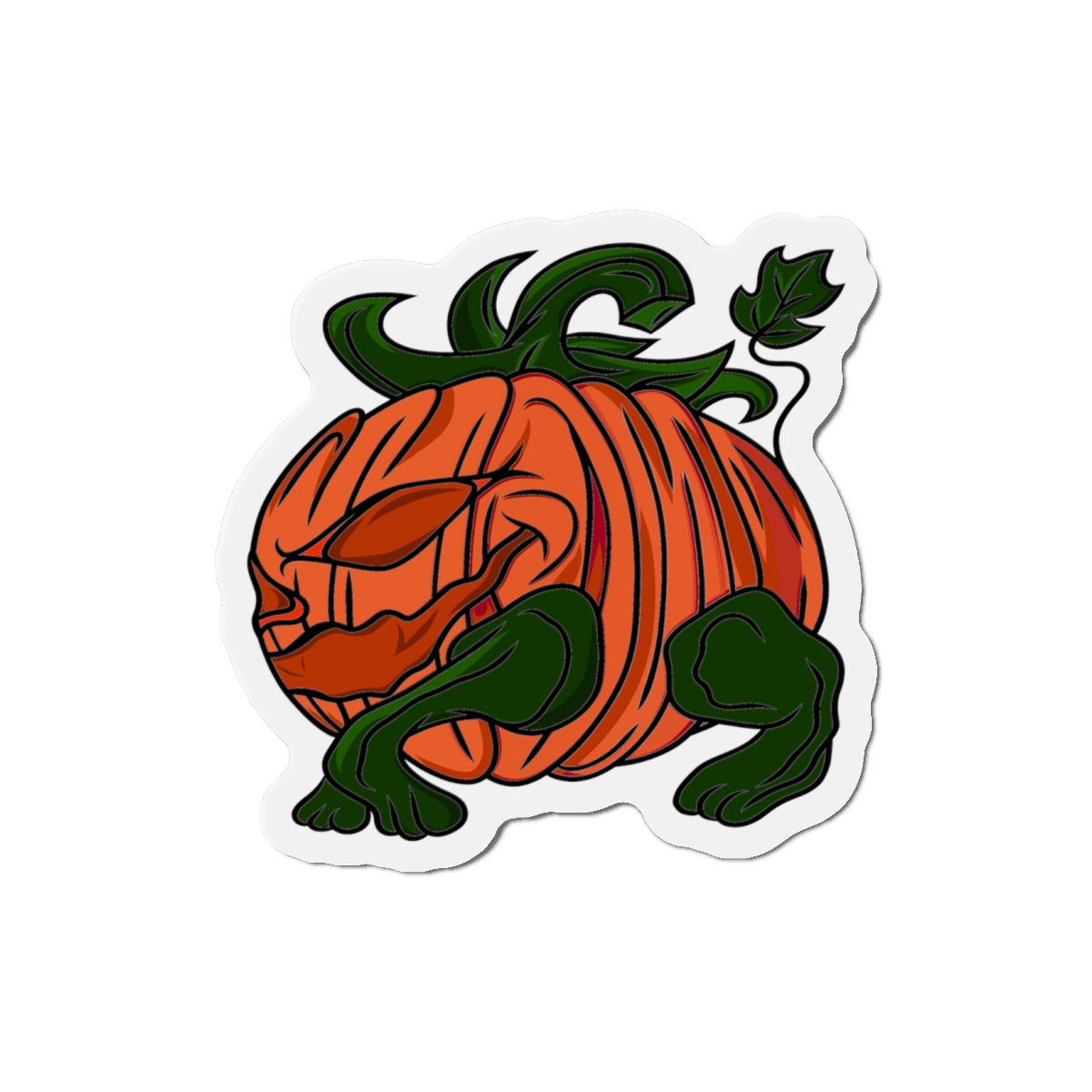 Die-Cut Magnets - Halloween Pumpkin Hog