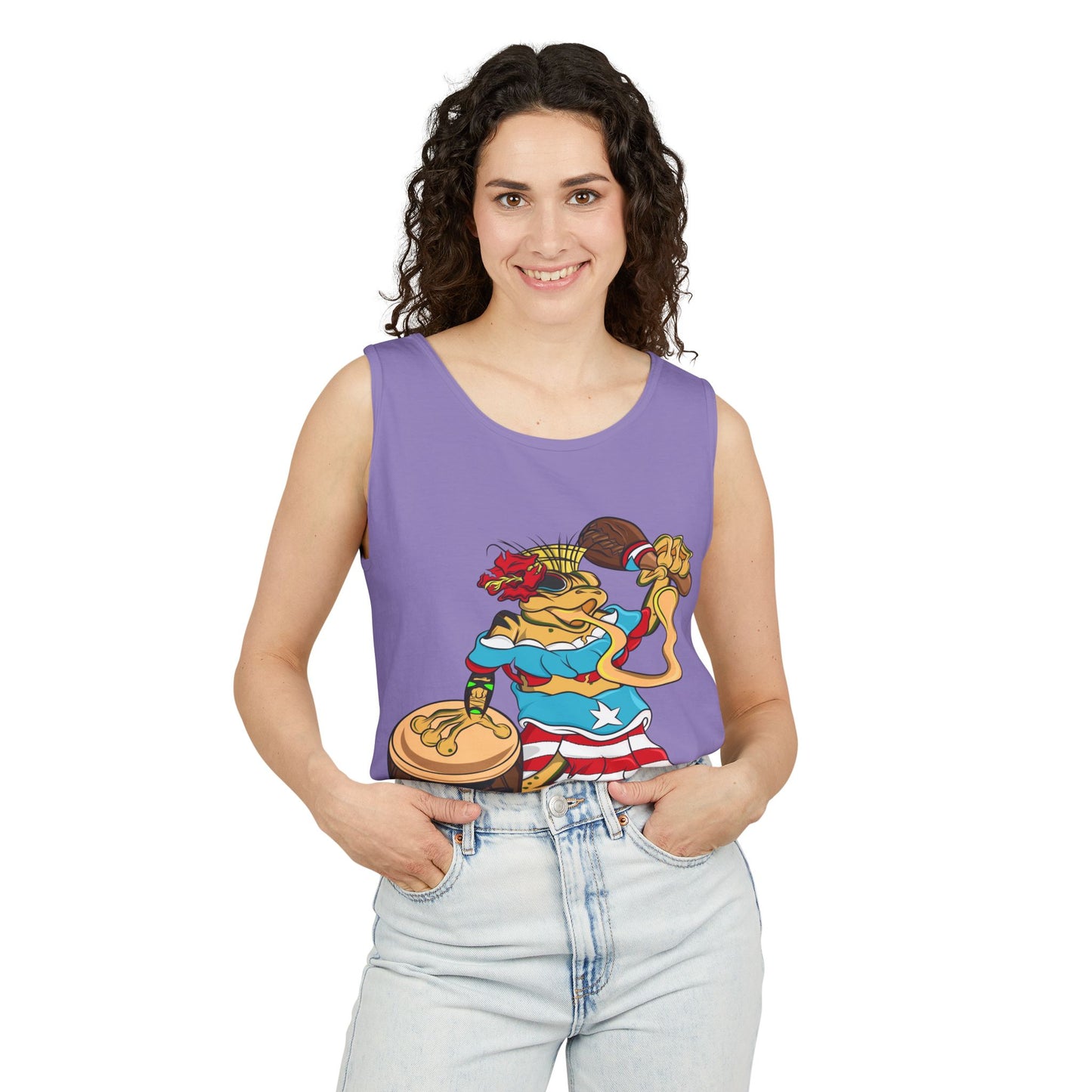 Tank Top - Puerto Rican Isabela Coqui Print