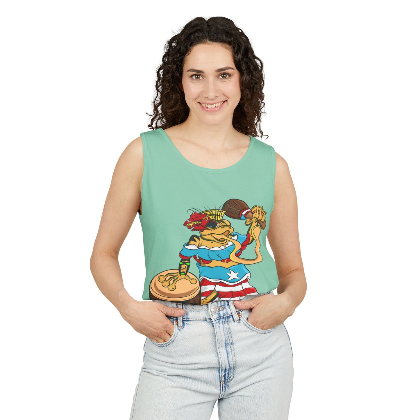 Tank Top - Puerto Rican Isabela Coqui Print