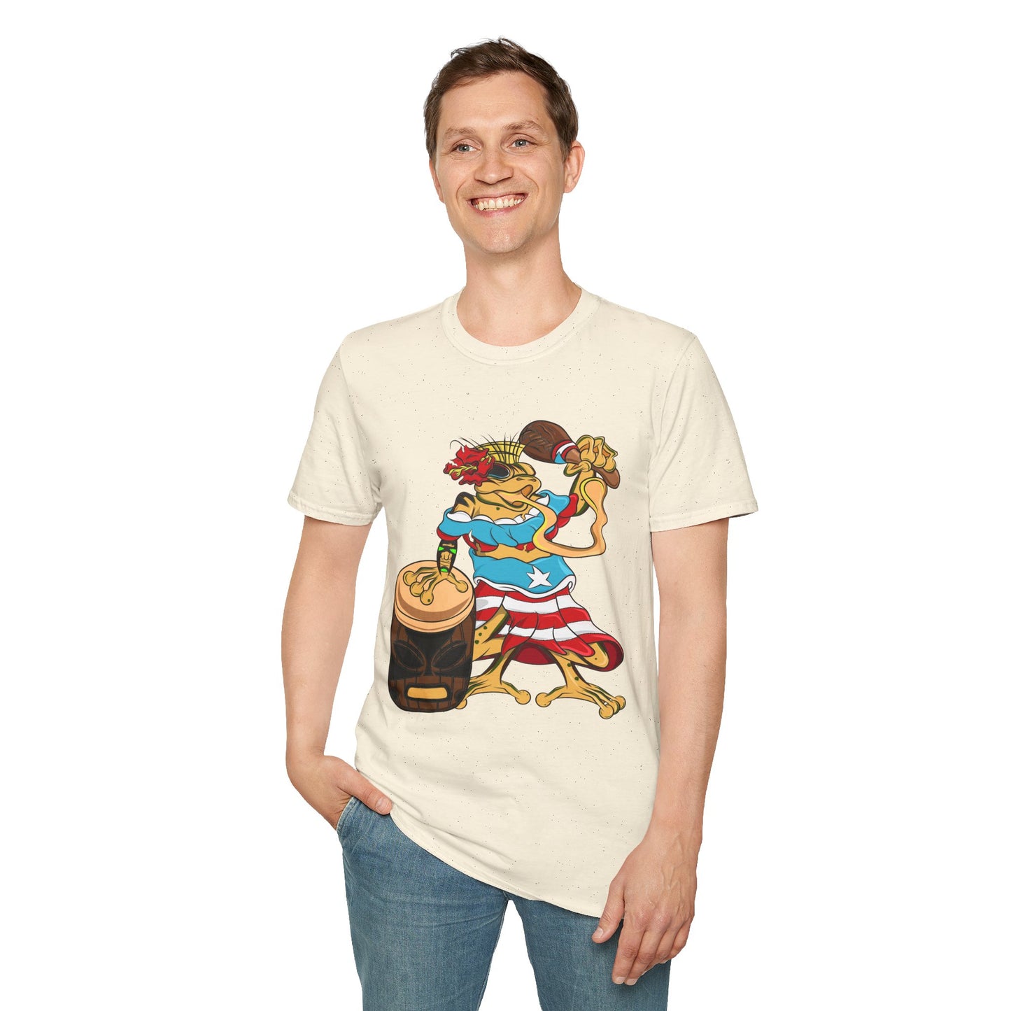 Unisex Graphic Tee Shirt - Puerto Rican Isabela Coqui