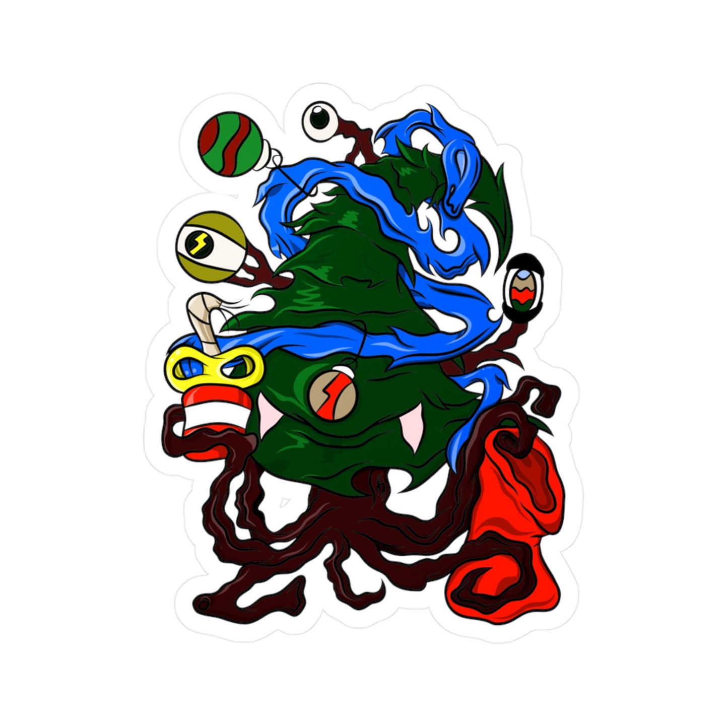 Vinyl Decals - Christmas Tree Treant Decals