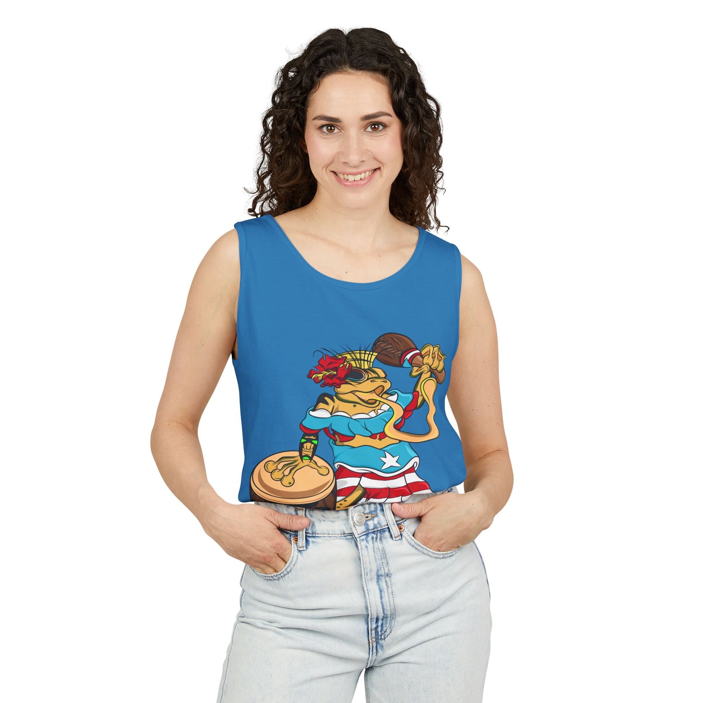 Tank Top - Puerto Rican Isabela Coqui Print
