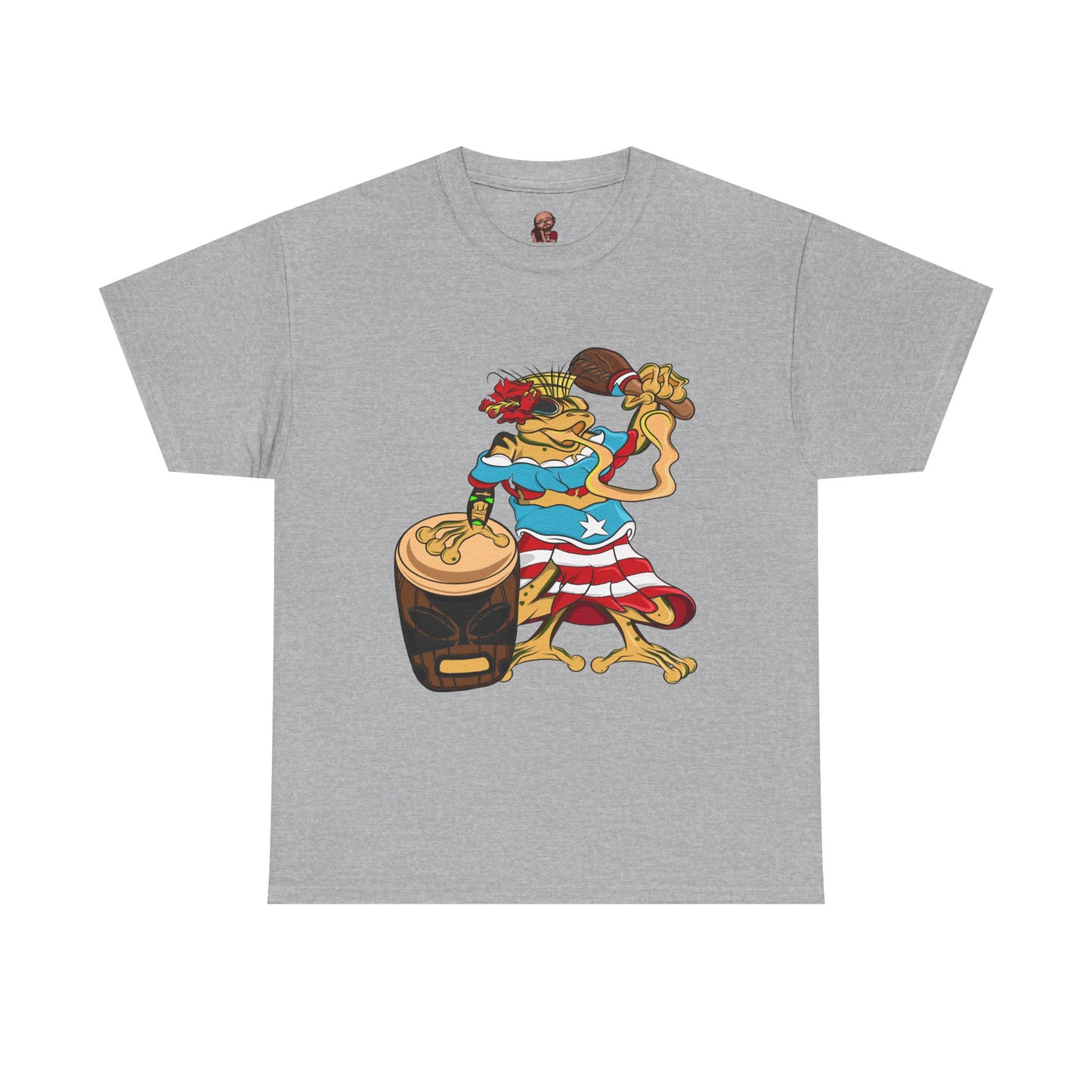 Unisex Heavy Cotton Tee - Puerto Rican Isabela Coqui