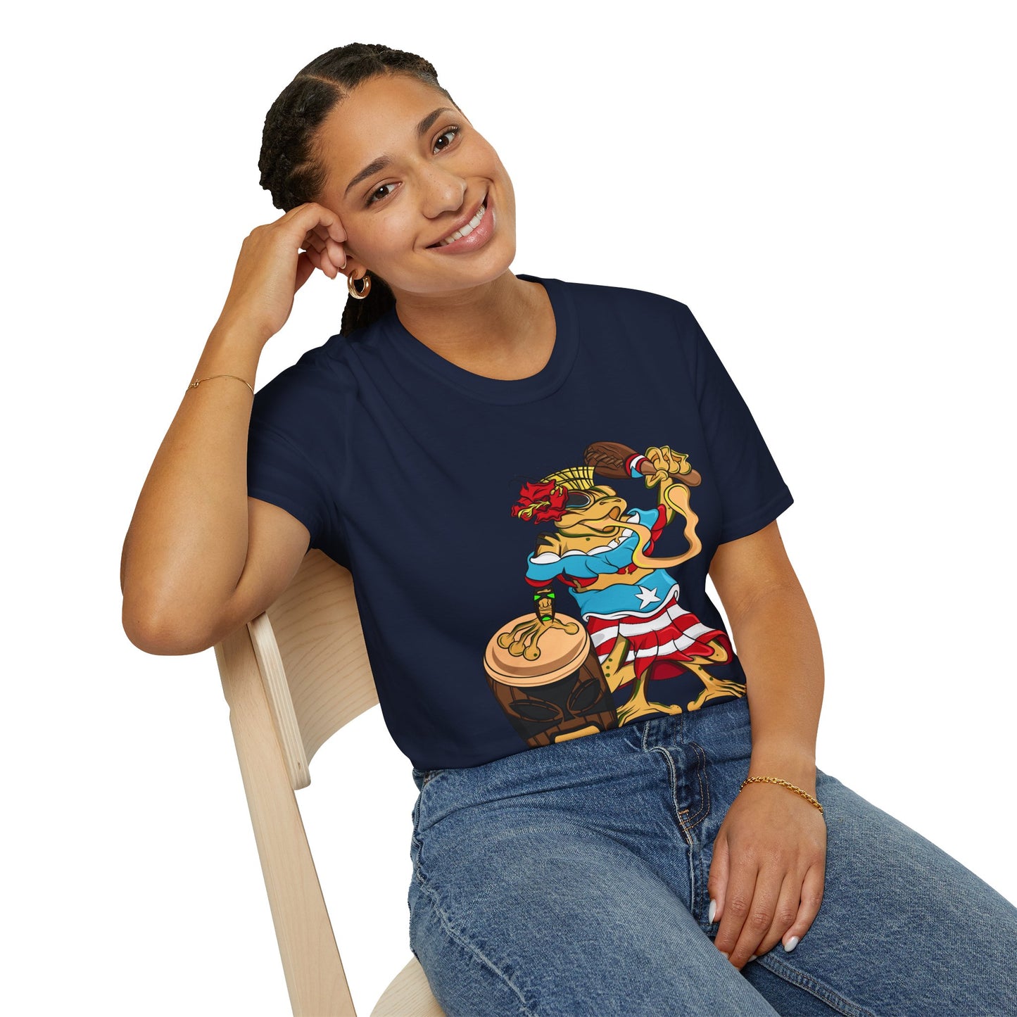 Unisex Graphic Tee Shirt - Puerto Rican Isabela Coqui