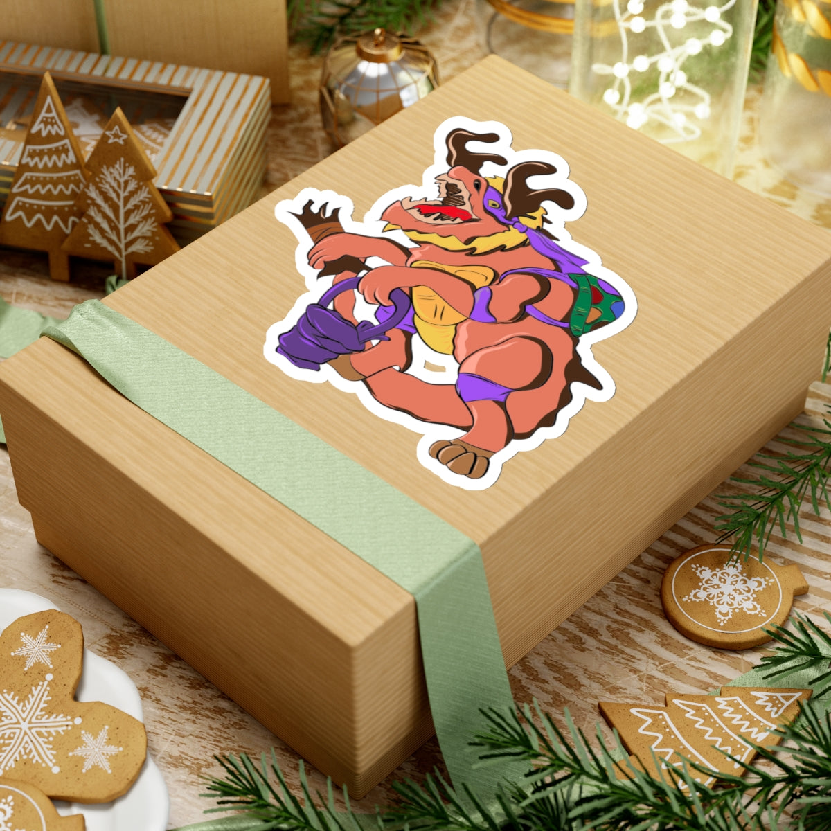 Trick or Treat Tarrasque Stickers