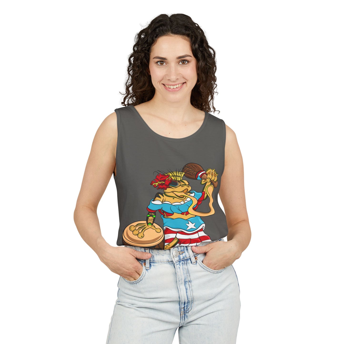 Tank Top - Puerto Rican Isabela Coqui Print