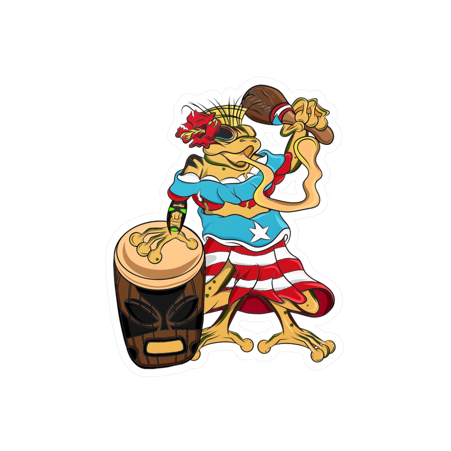 Vinyl Decal- Puerto Rican Isabela Coqui