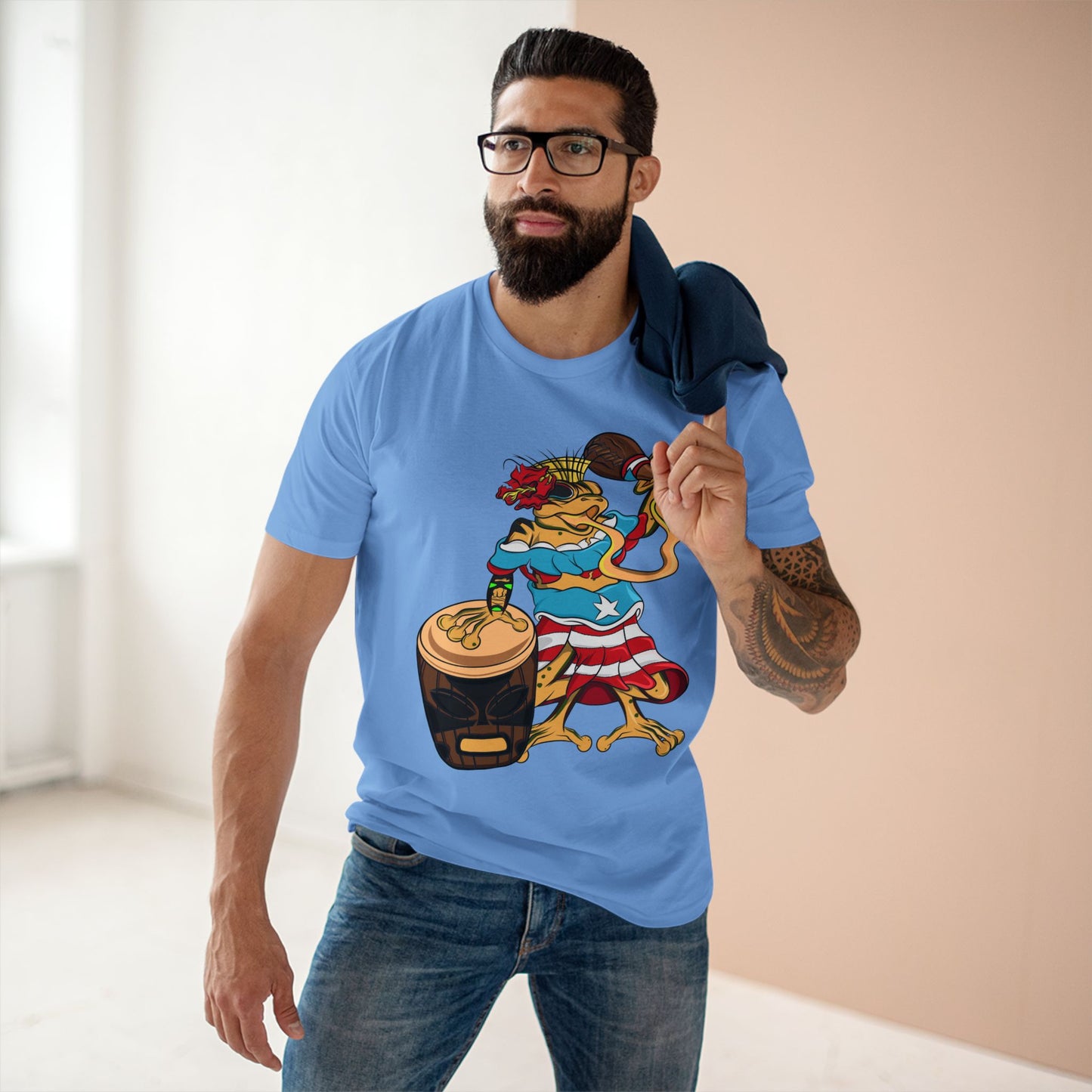 Mens Staple Tee Shirt - Puerto Rican Isabela Coqui