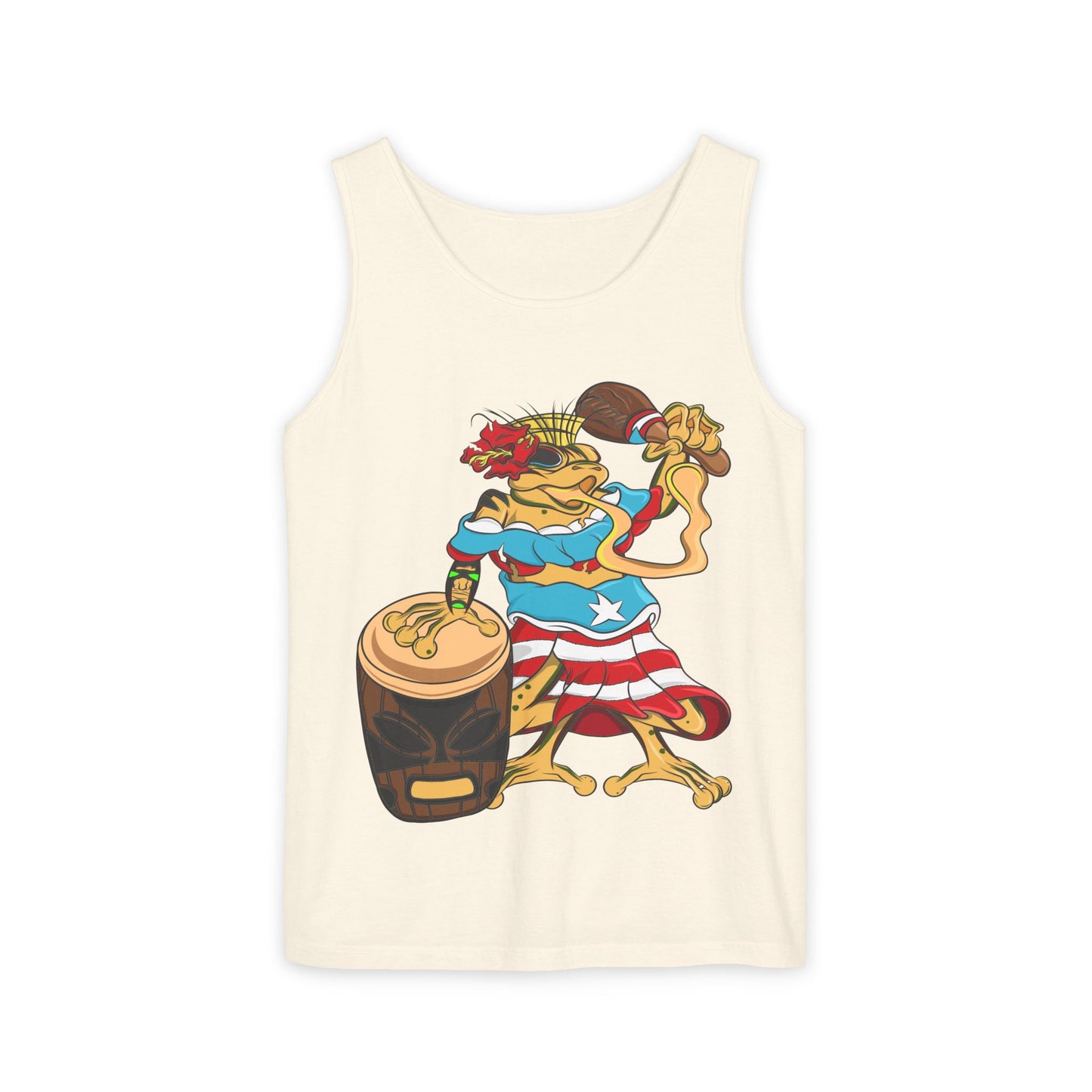 Tank Top - Puerto Rican Isabela Coqui Print