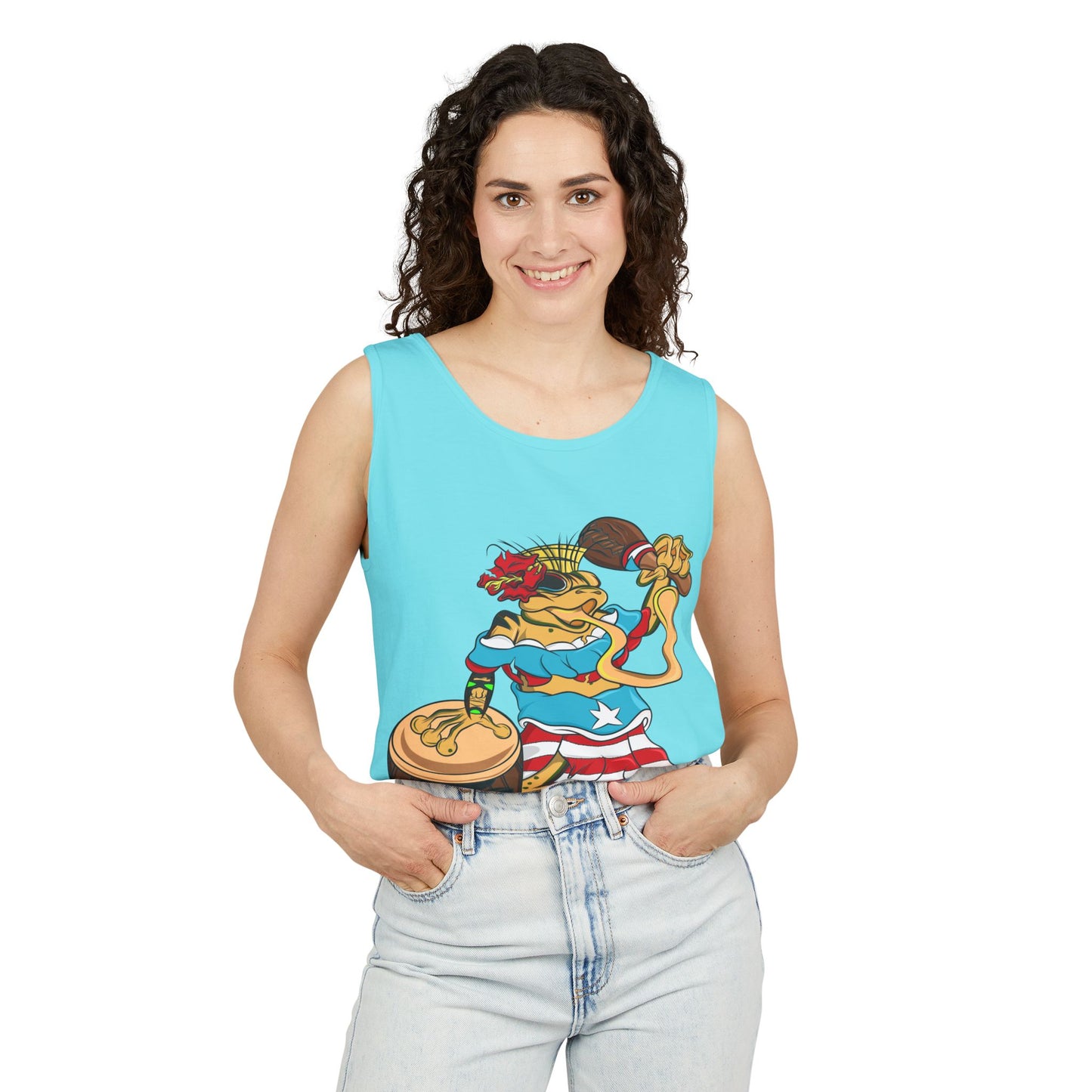 Tank Top - Puerto Rican Isabela Coqui Print
