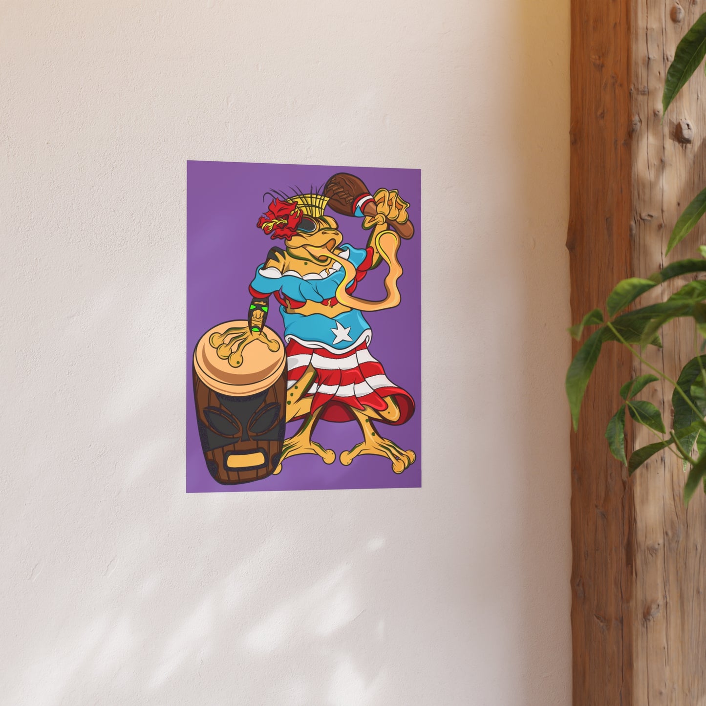 Satin or Matte Poster - Puerto Rican Isabela Coqui