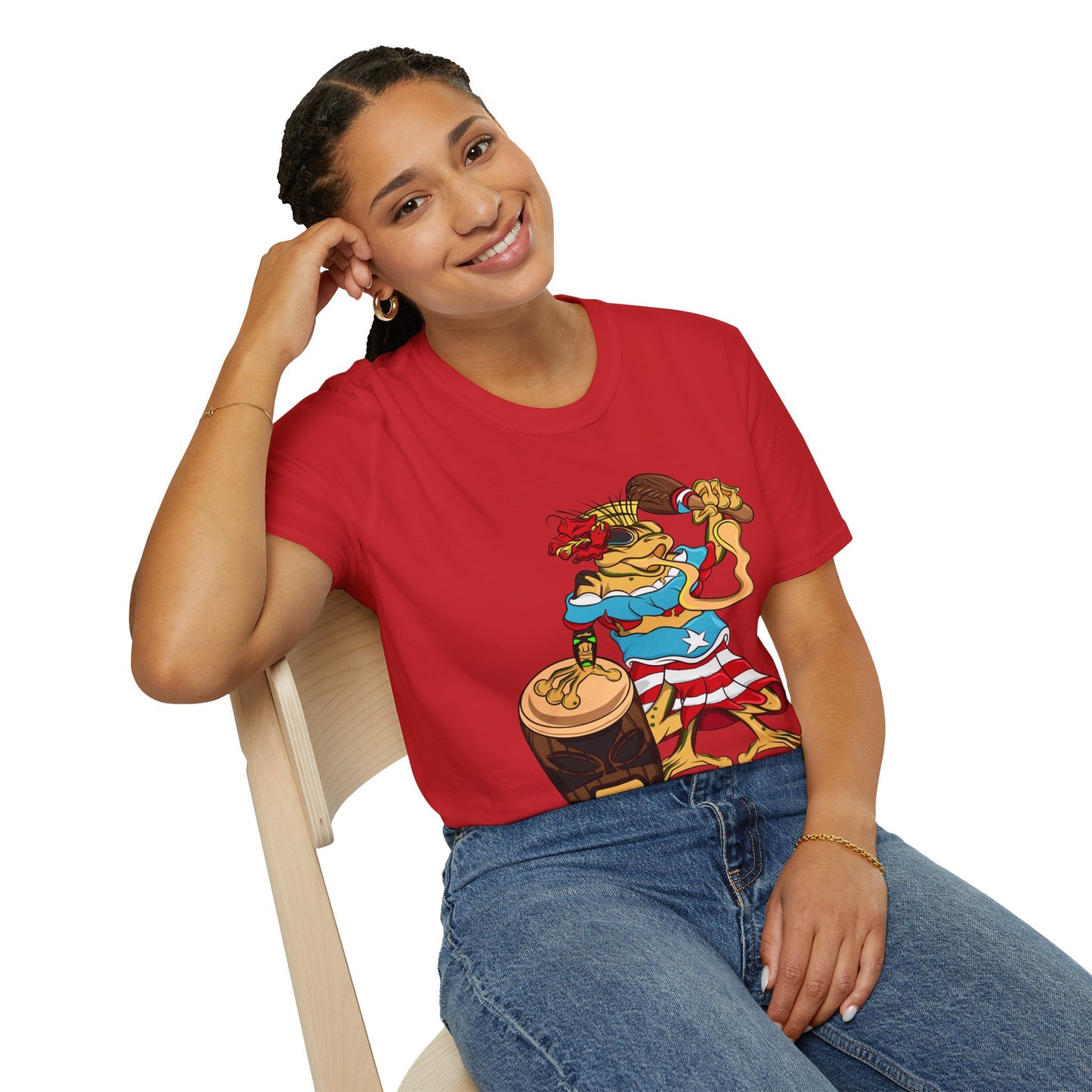 Unisex Graphic Tee Shirt - Puerto Rican Isabela Coqui