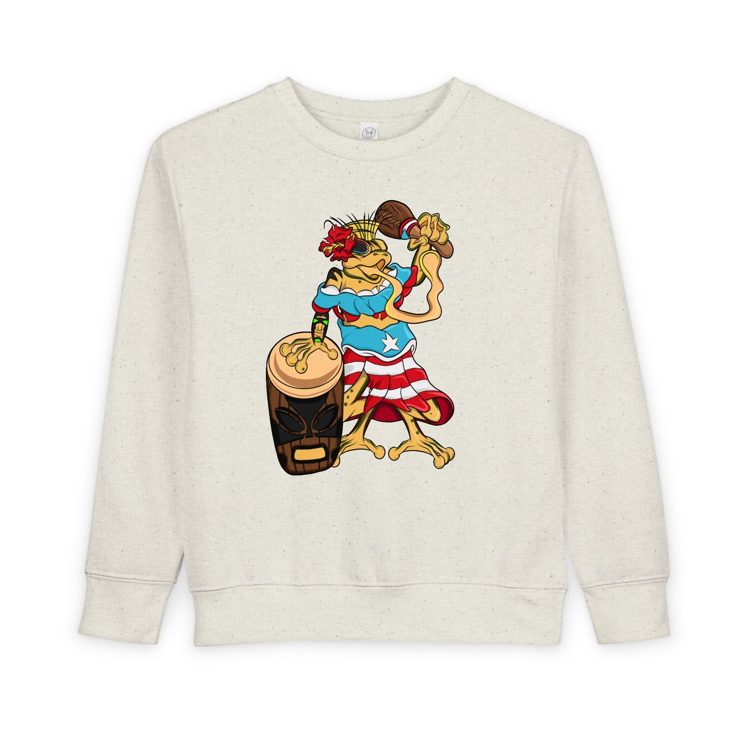 Toddler Sweatshirt - Puerto Rican Isabela Coqui Design