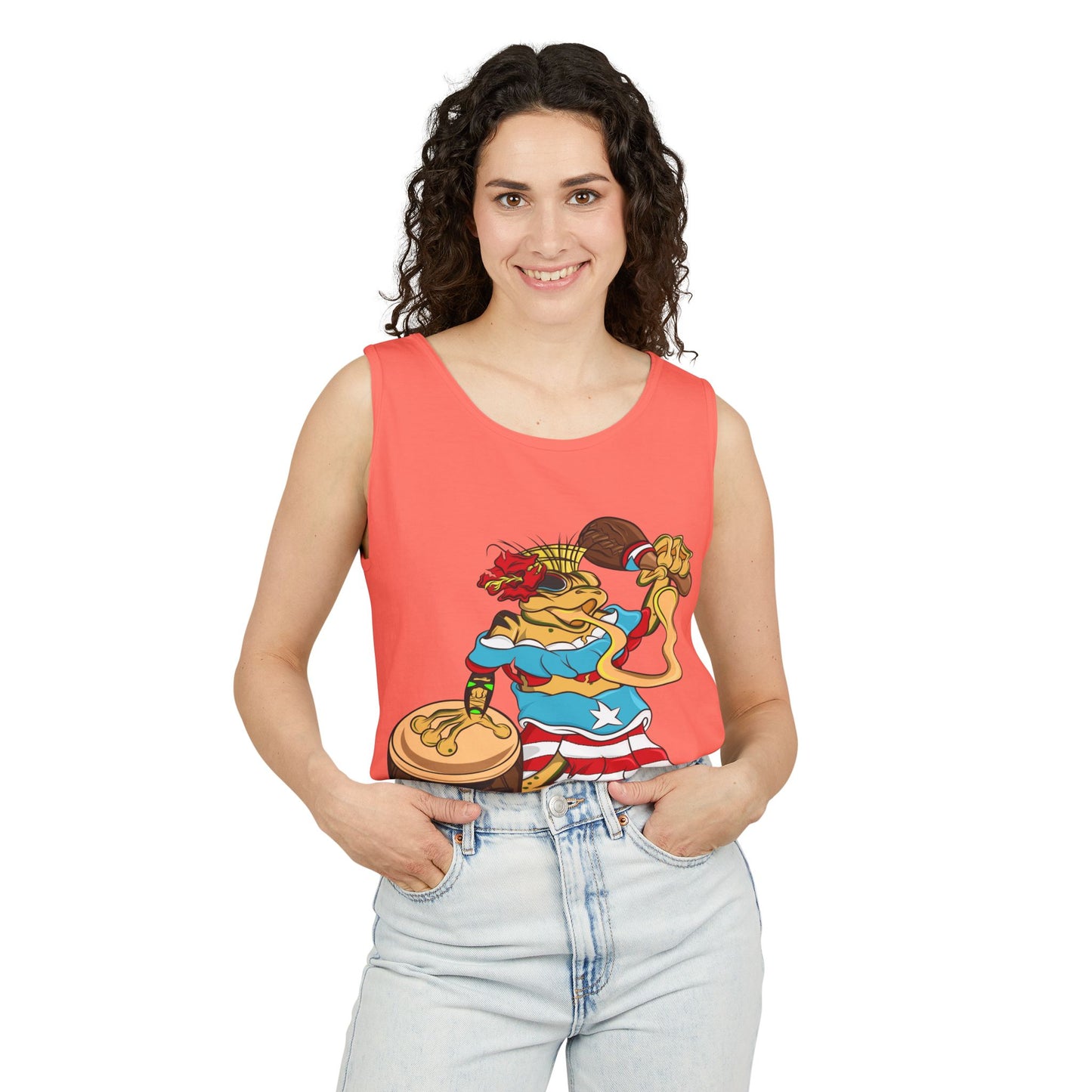 Tank Top - Puerto Rican Isabela Coqui Print