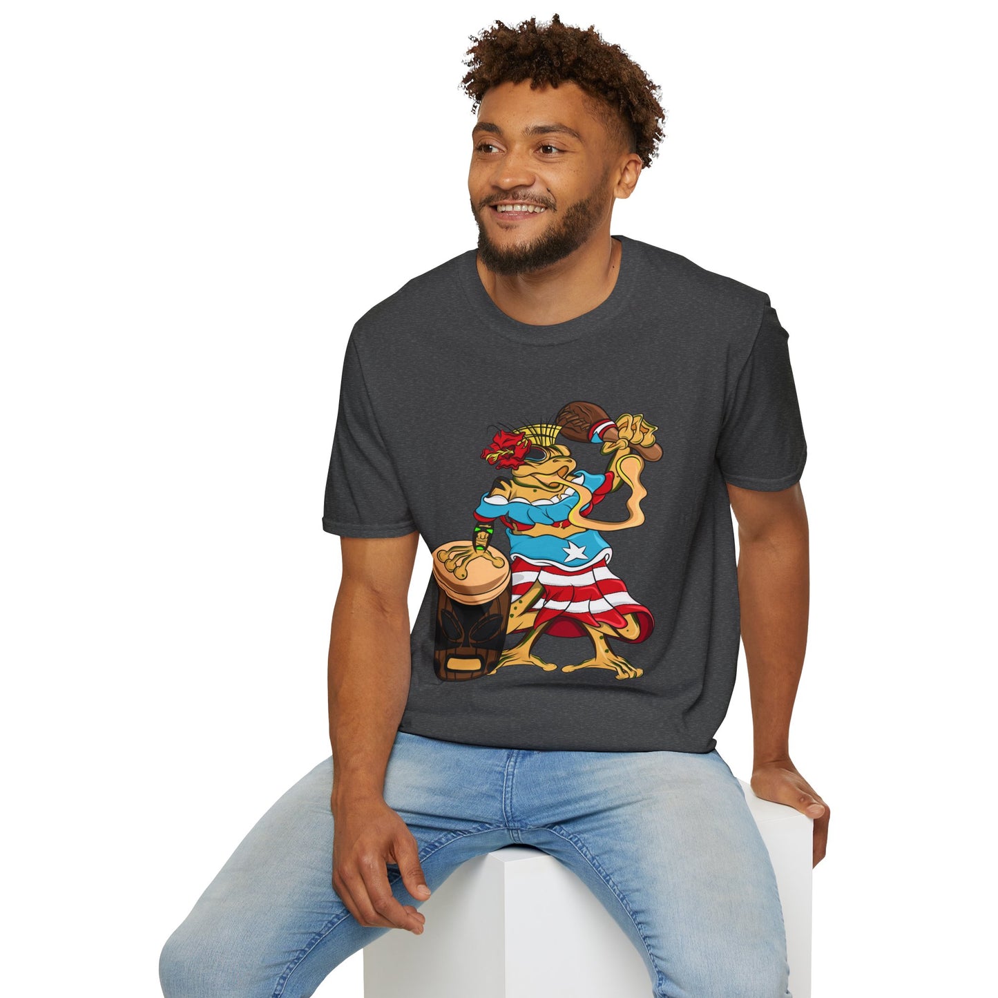 Unisex Graphic Tee Shirt - Puerto Rican Isabela Coqui