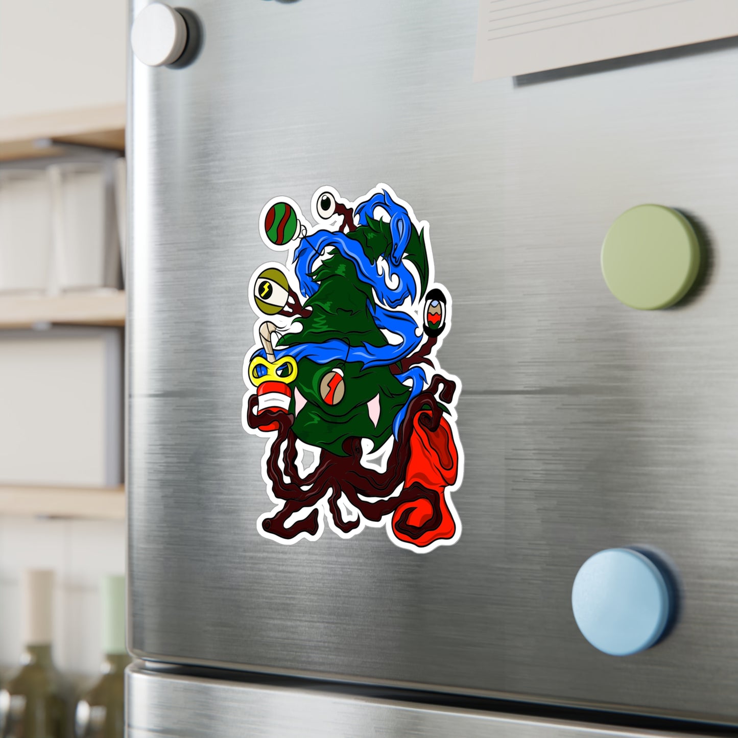 Vinyl Decals - Christmas Tree Treant Decals