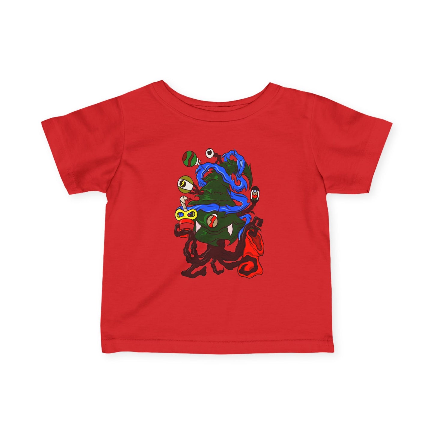 Infant Jersey Tee - Christmas Tree Boss