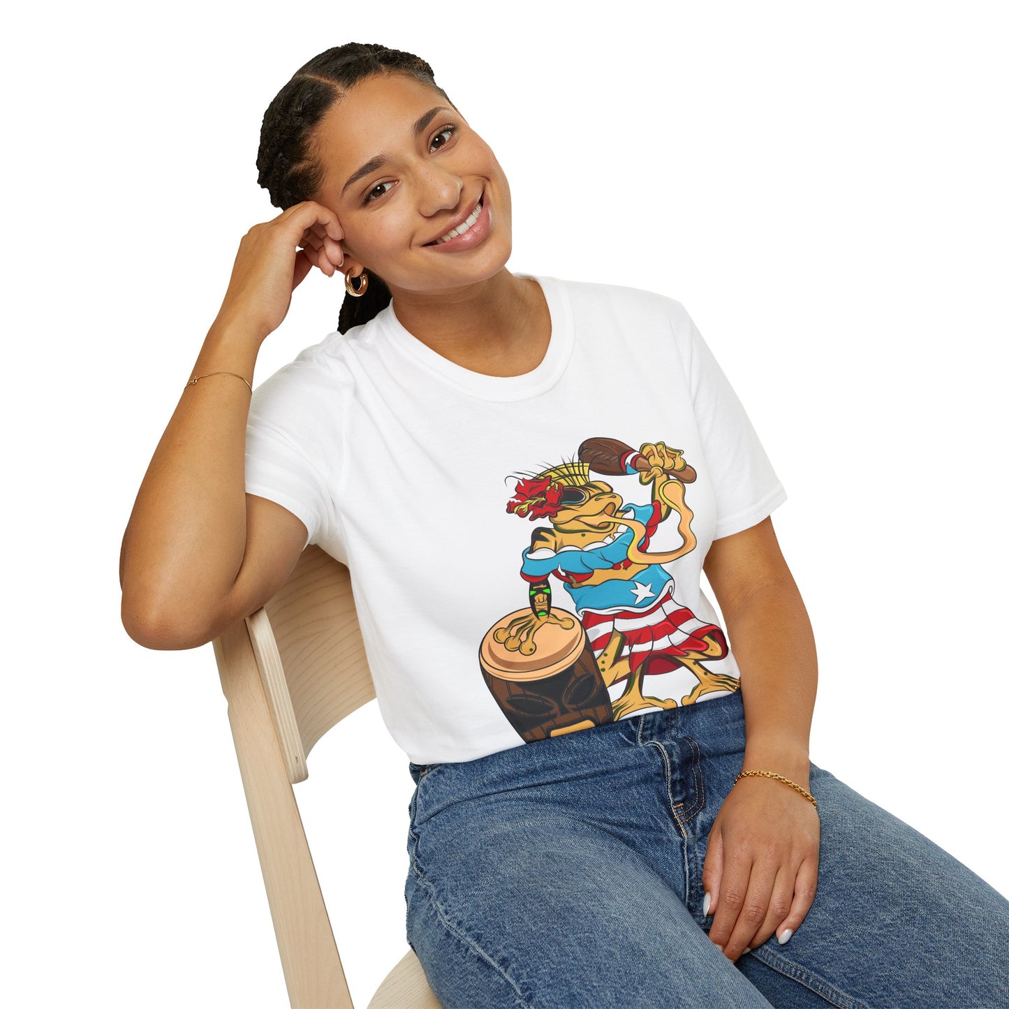 Unisex Graphic Tee Shirt - Puerto Rican Isabela Coqui