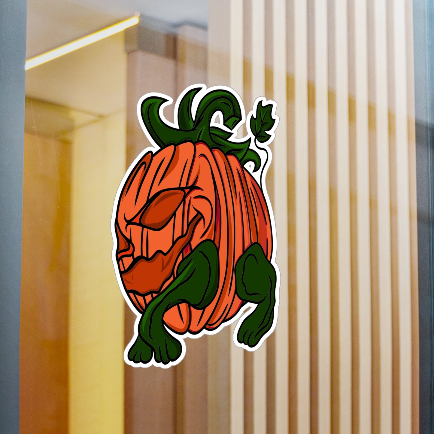 Halloween Pumpkin Hog Kiss-Cut Vinyl Decals