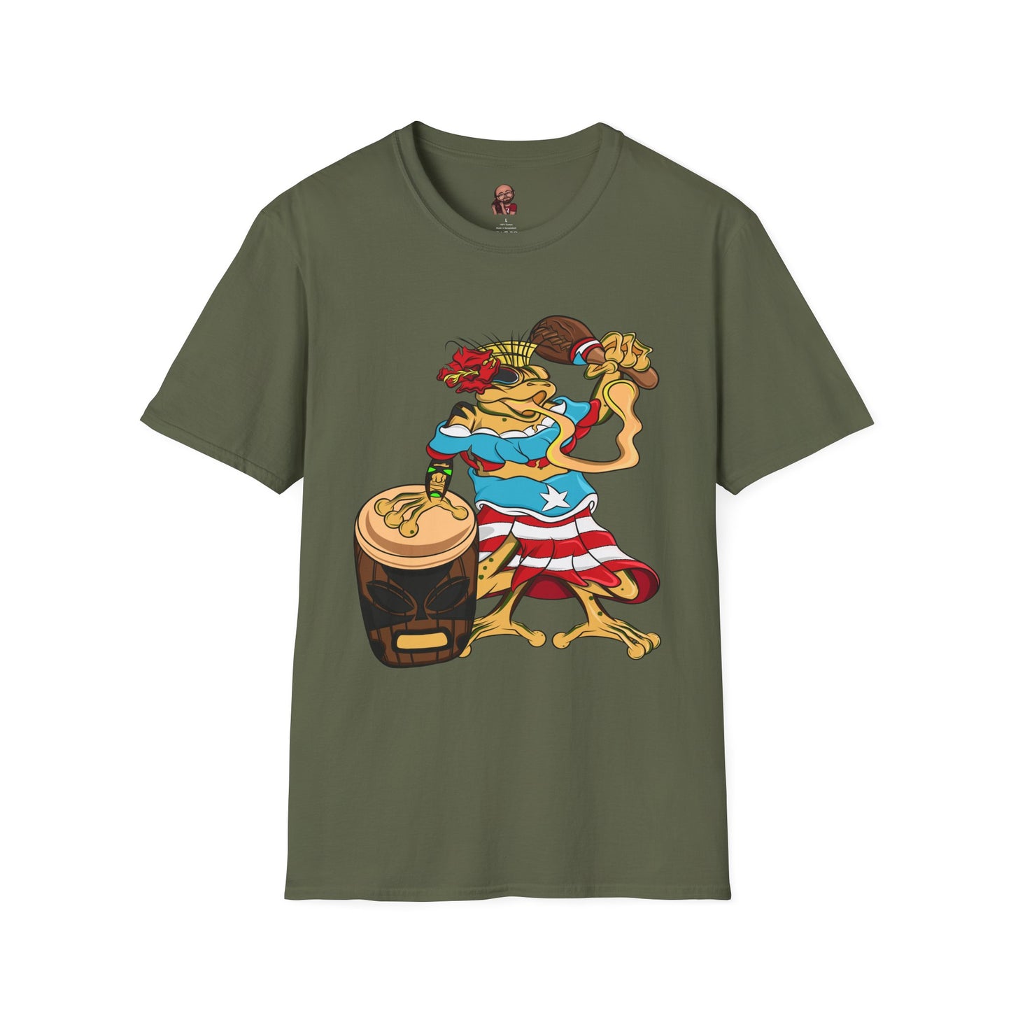 Unisex Graphic Tee Shirt - Puerto Rican Isabela Coqui