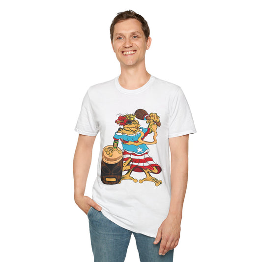 Unisex Graphic Tee Shirt - Puerto Rican Isabela Coqui