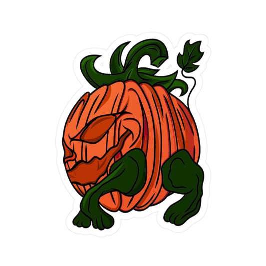 Halloween Pumpkin Hog Kiss-Cut Vinyl Decals